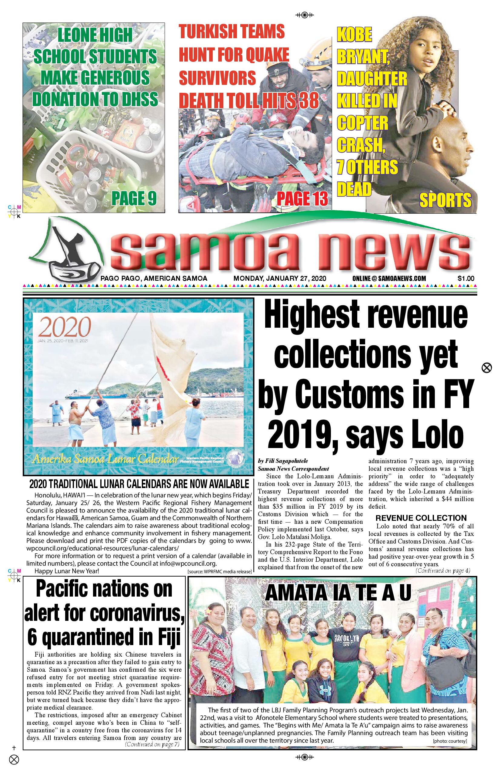 SN News Monday, January 27, 2020