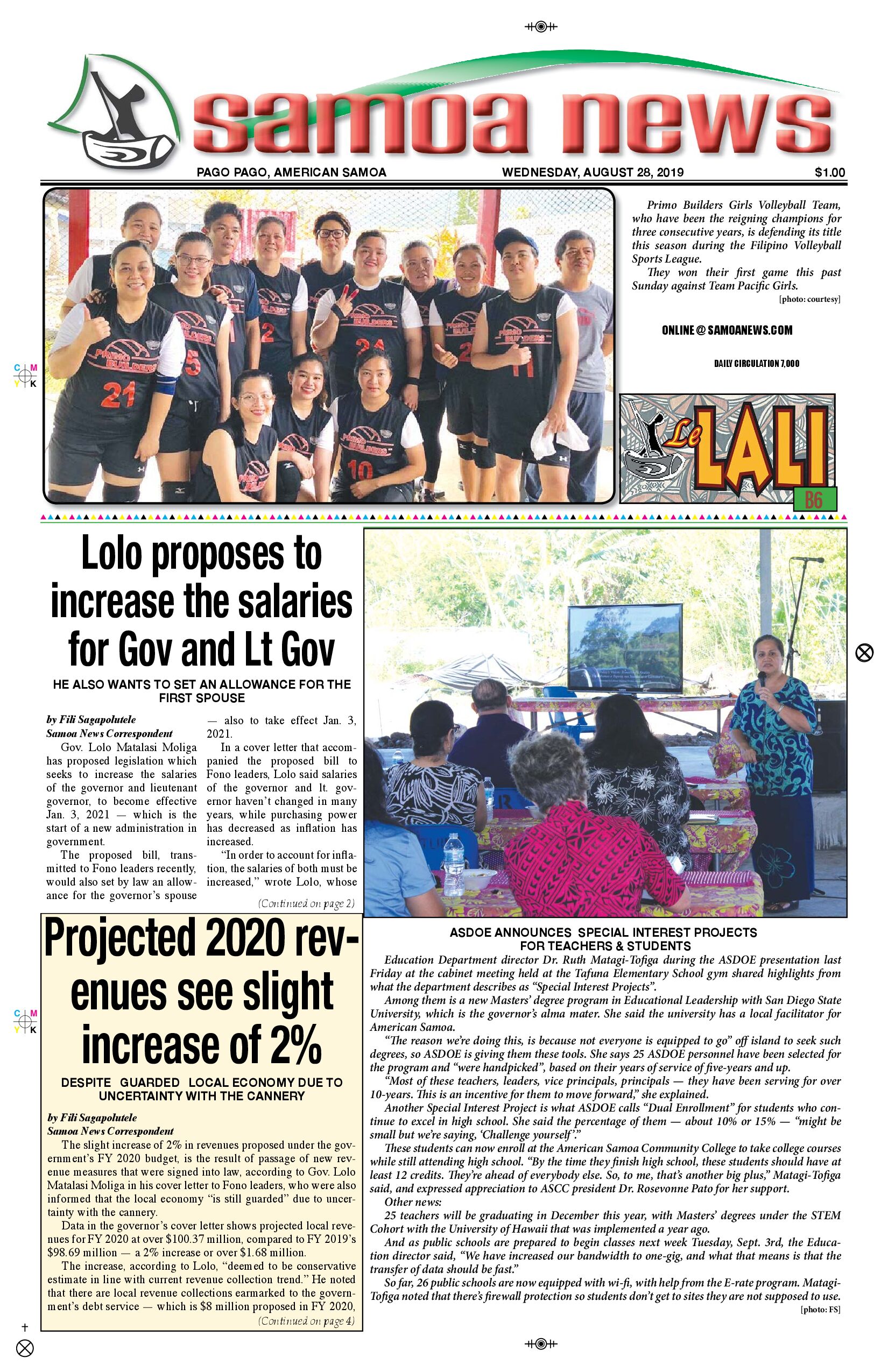 SN News Wednesday, August 28, 2019