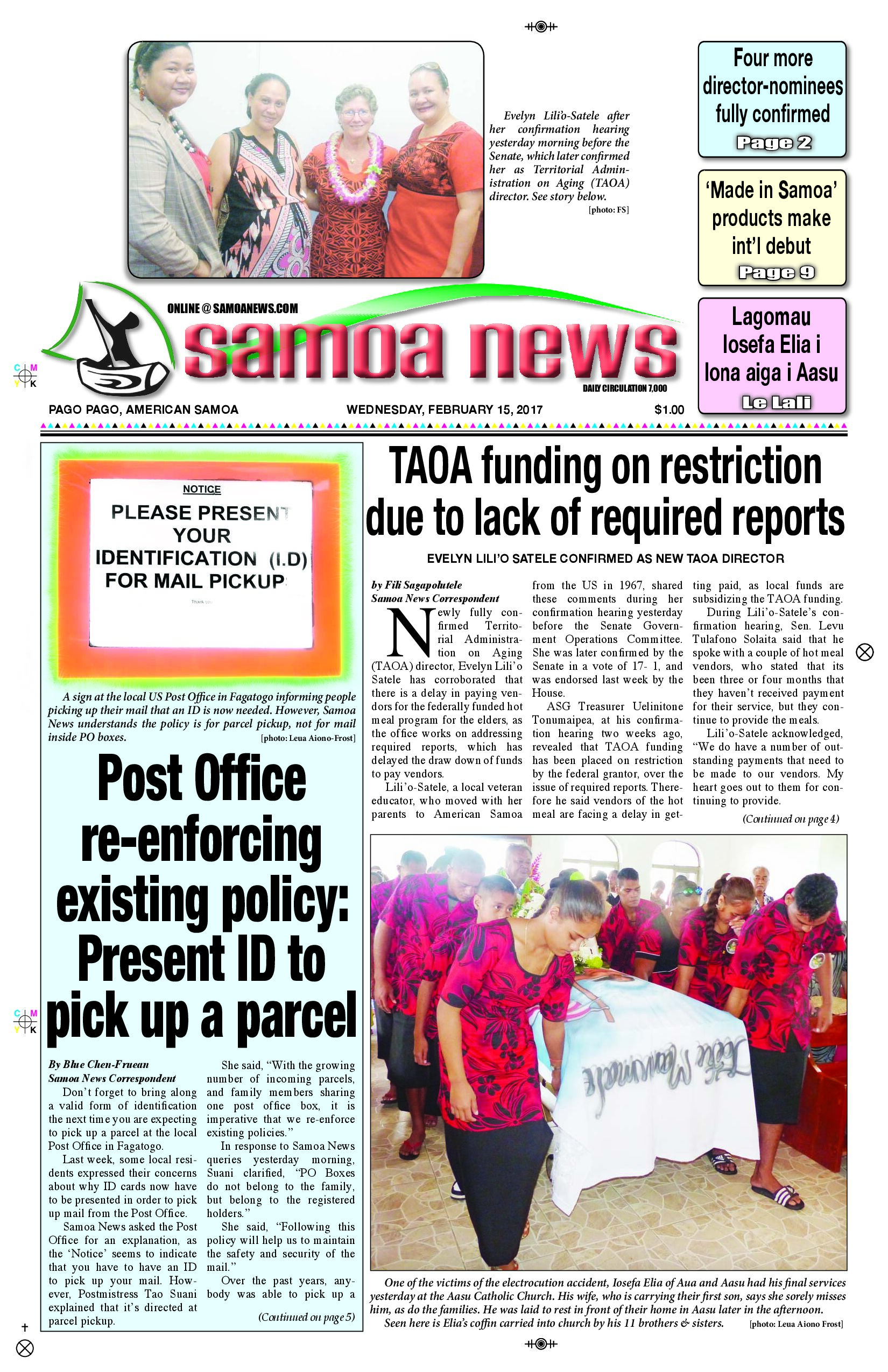 SN News Wednesday Feb. 15, 2017