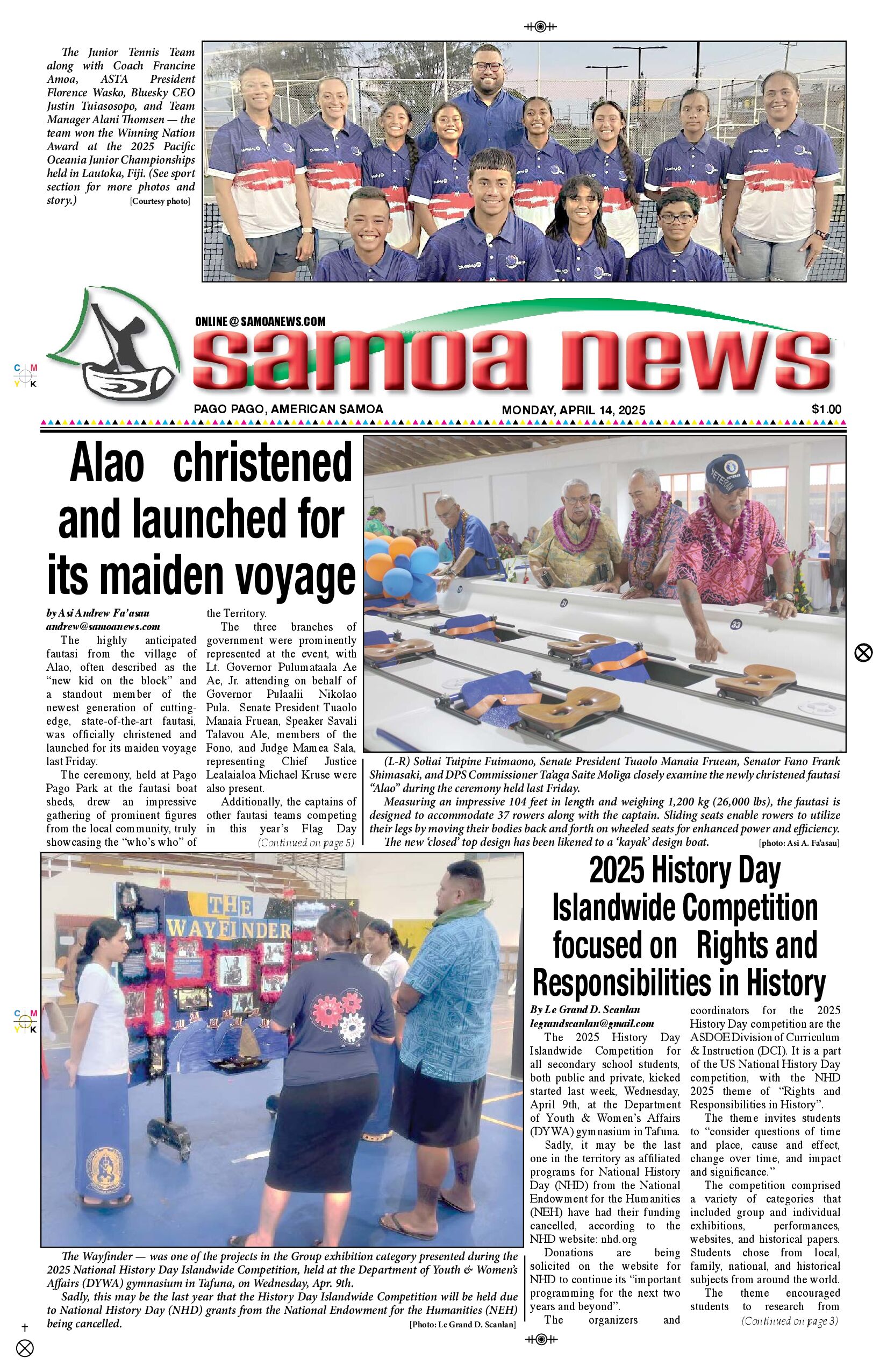 SN News Monday, April 14, 2025