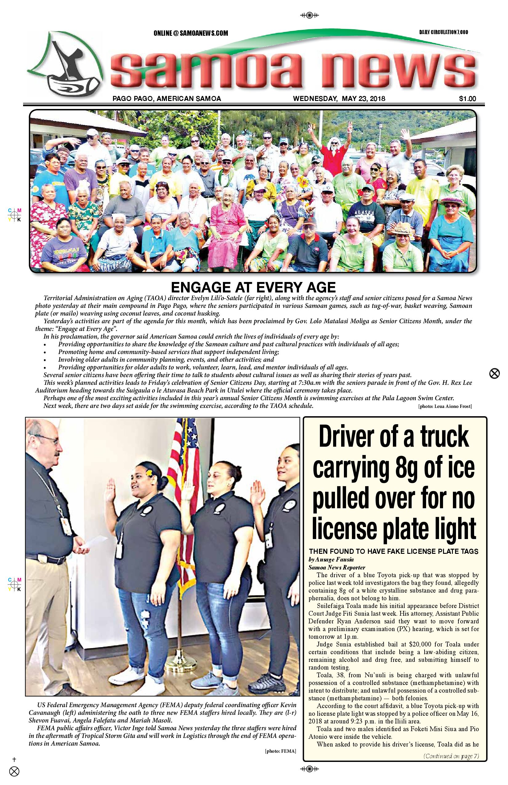 SN News Wednesday, May 23, 2018