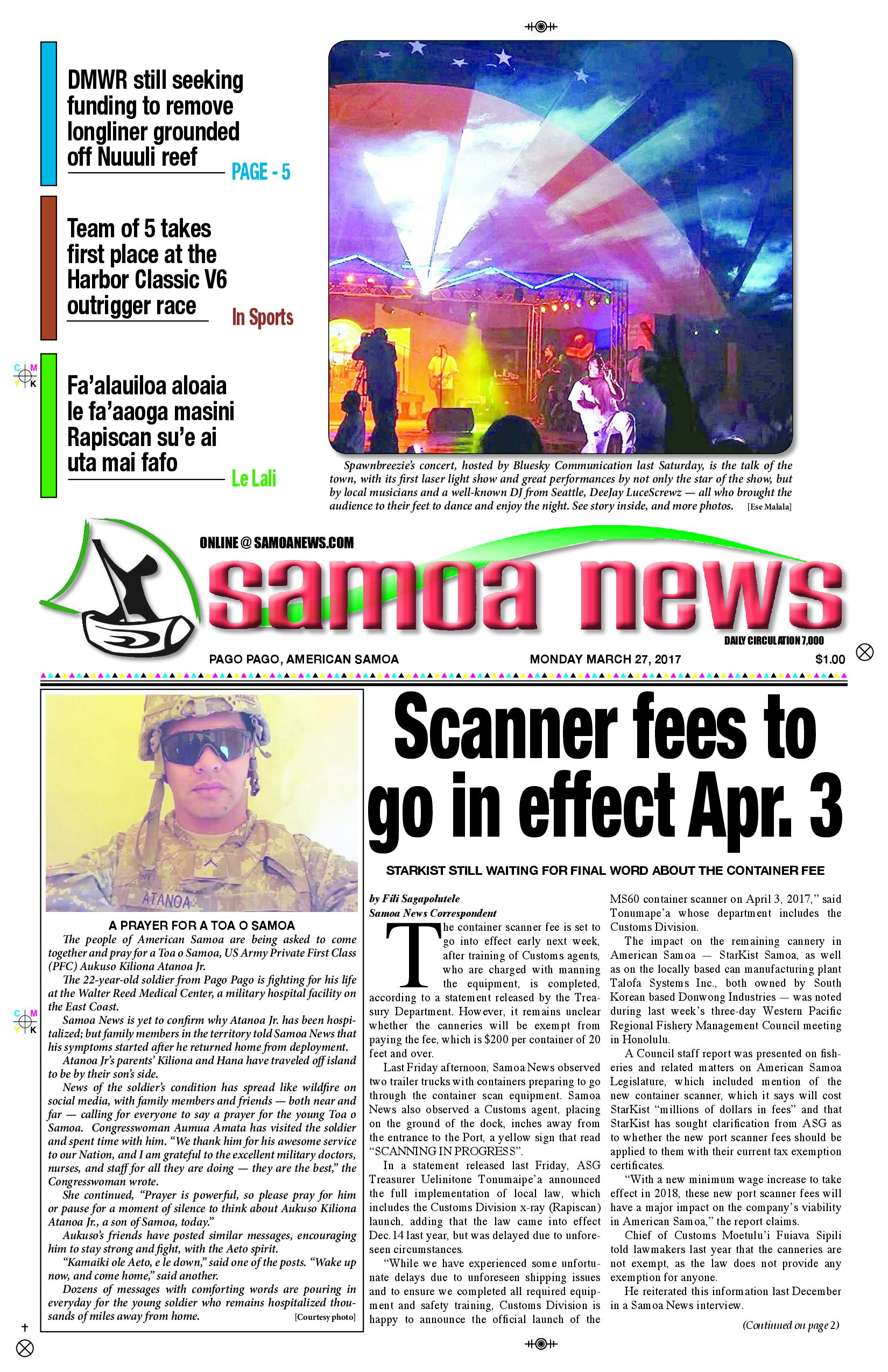 SN News Monday, March 27, 2017