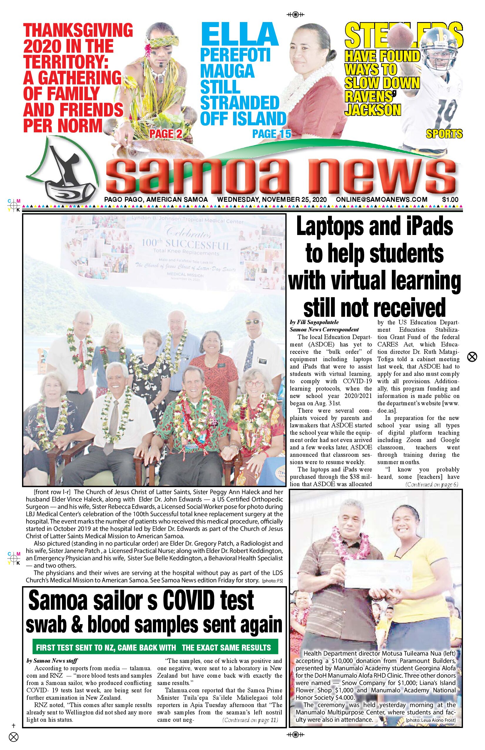 SN News Wednesday, Nov. 25, 2020