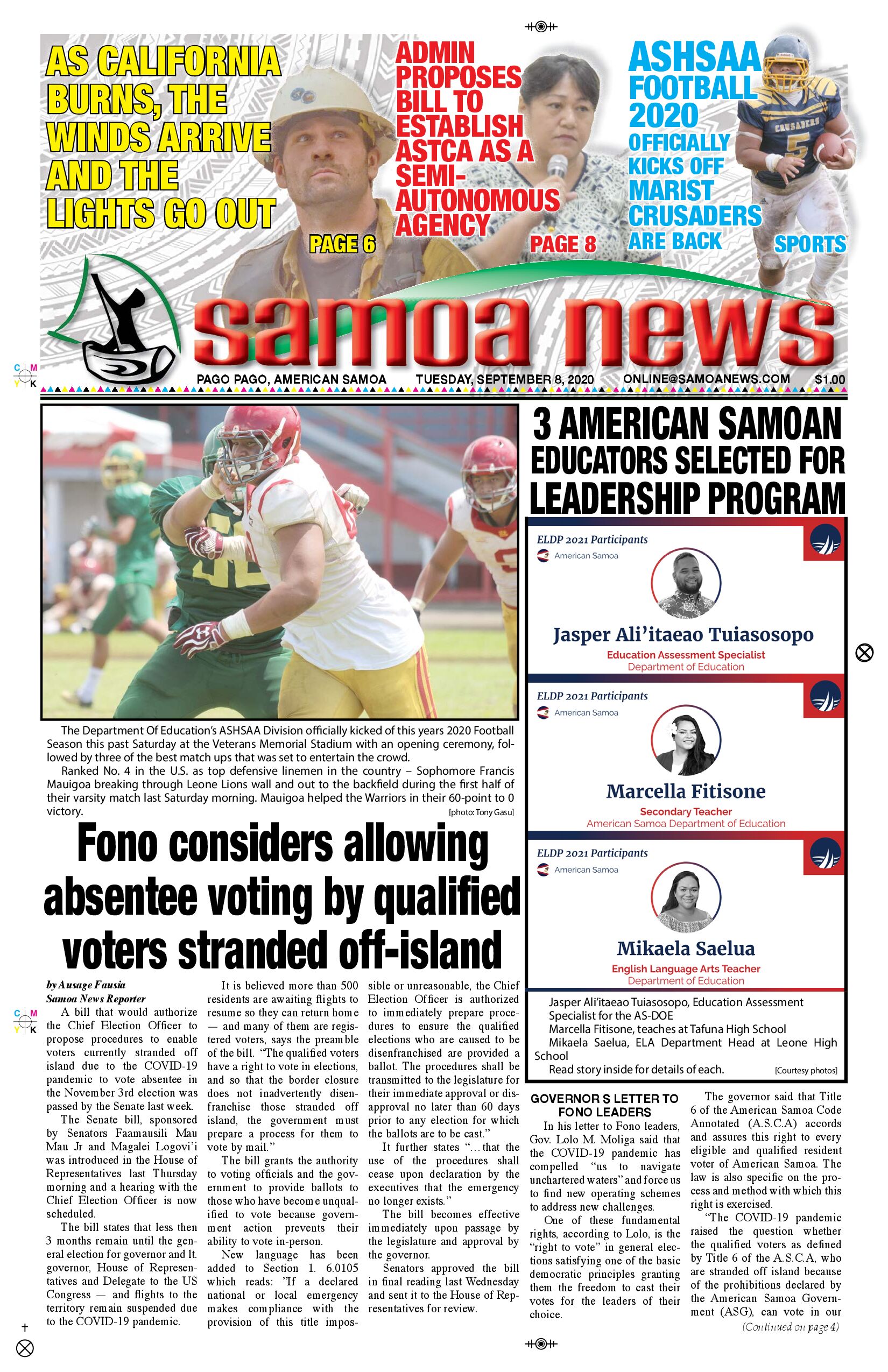 SN News Tuesday, Sept 08, 2020