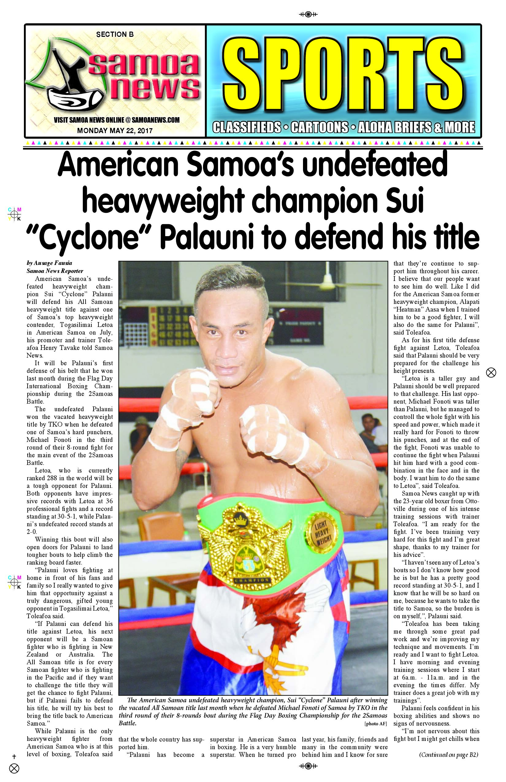 SN Sports Monday, May 22, 2017