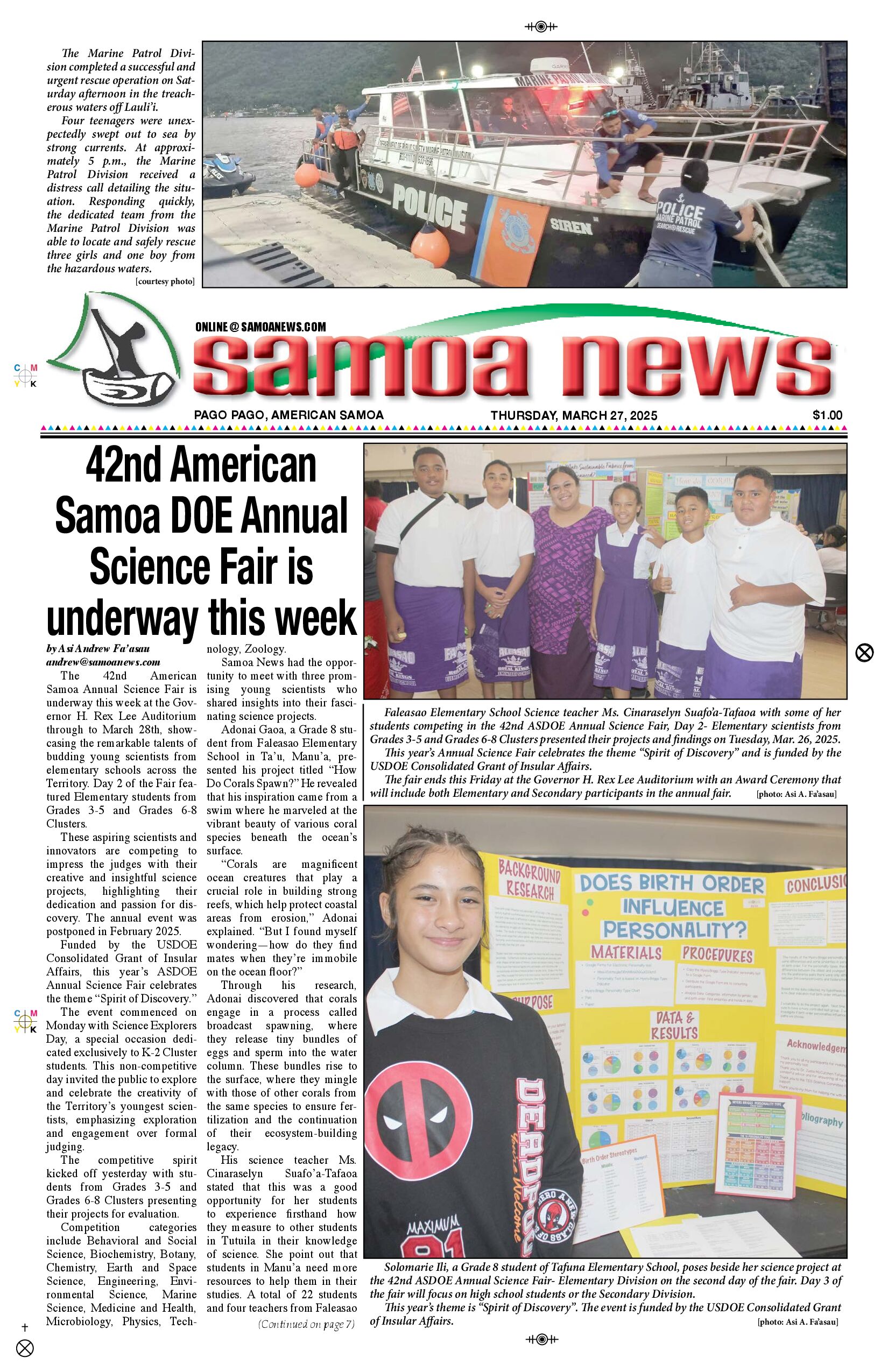 SN News Thursday, March 27, 2025