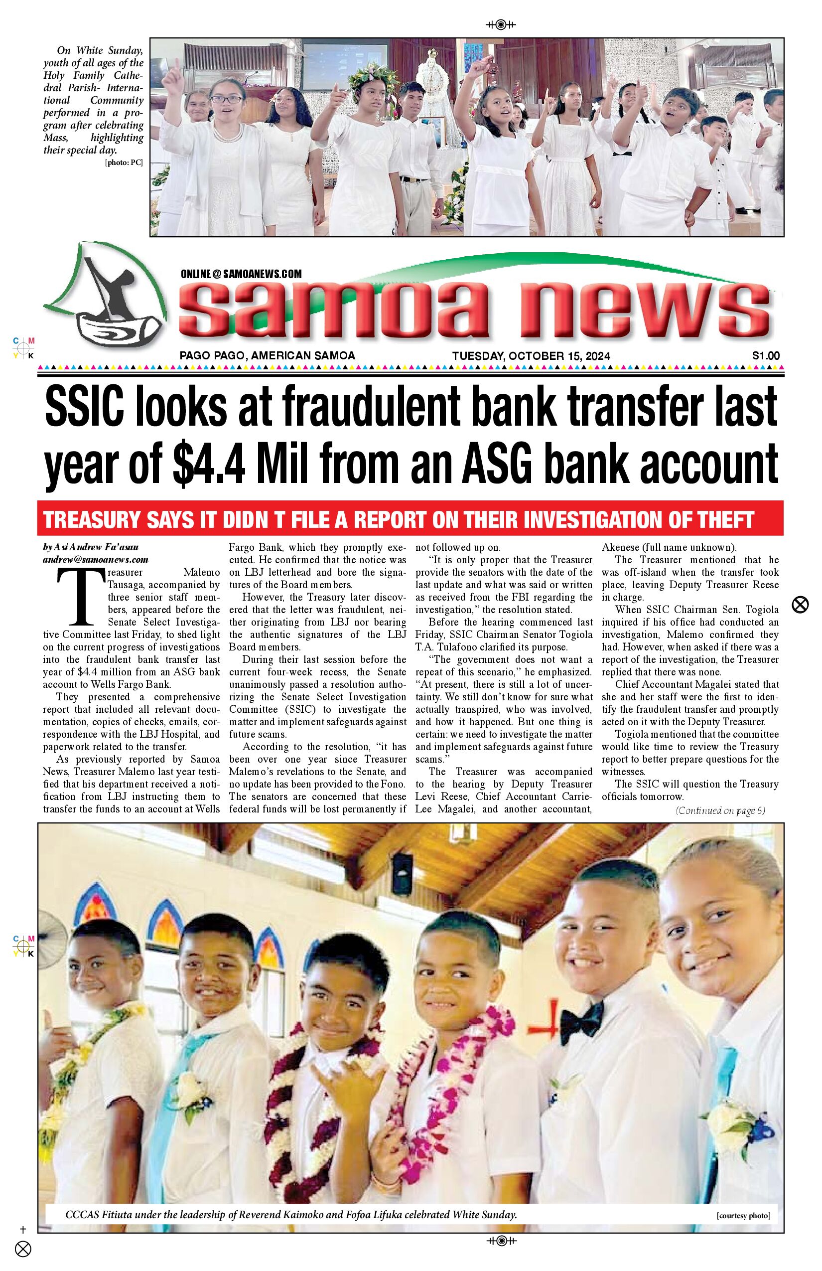 SN News Tuesday, October 15, 2024