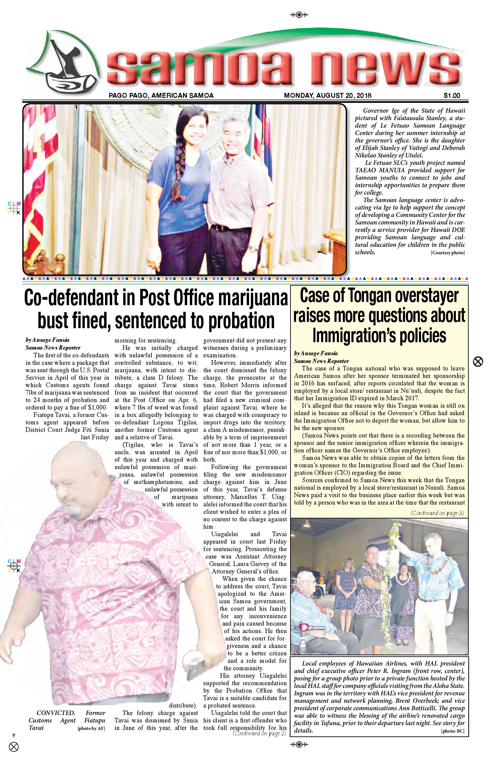 SN News Monday August 20, 2018