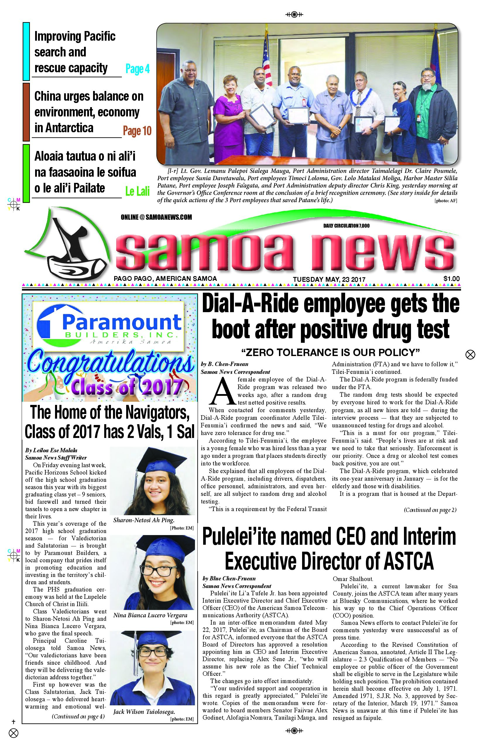 SN News Tuesday, May 23, 2017