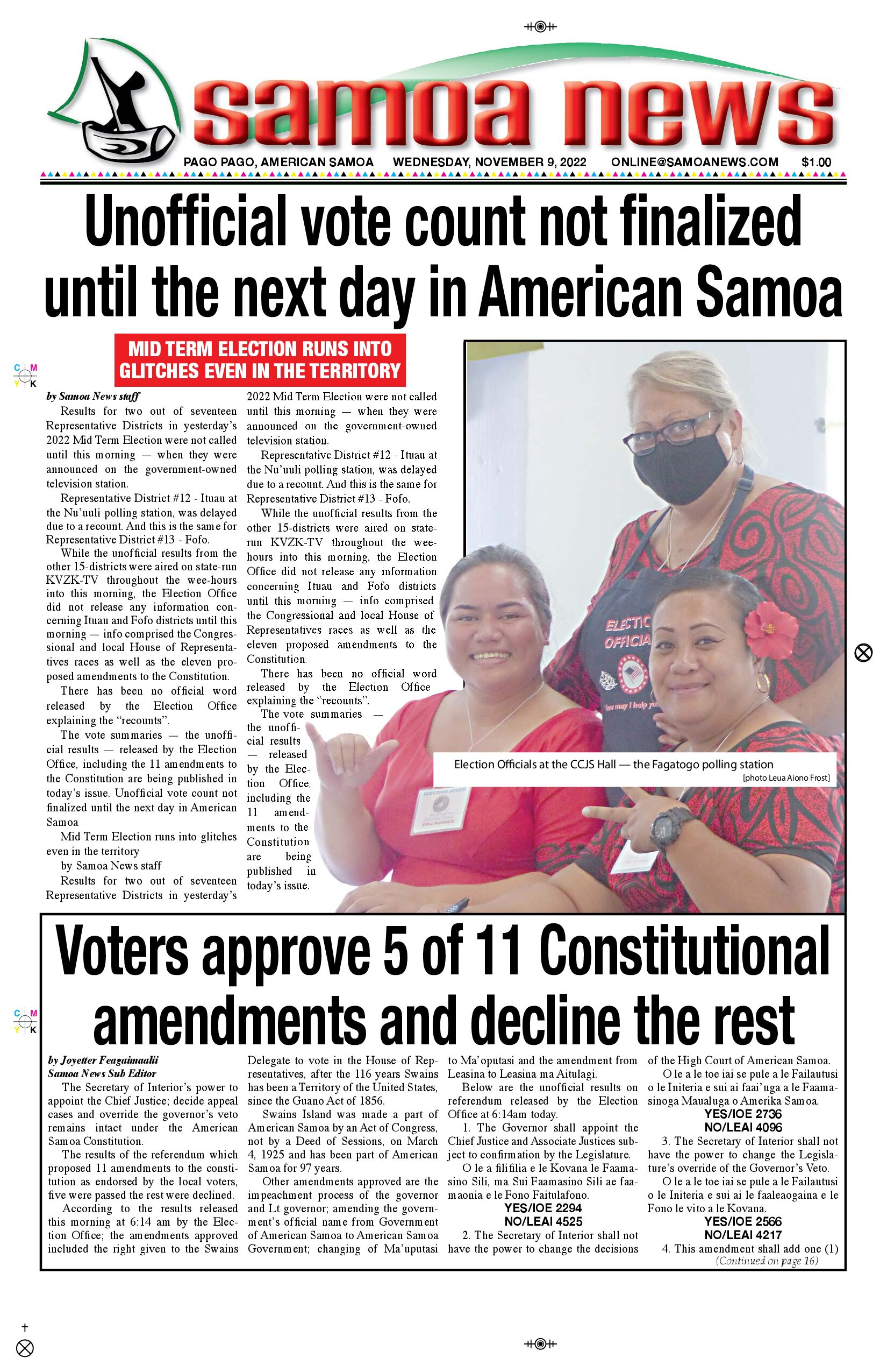 SN News Wednesday, November 09, 2022