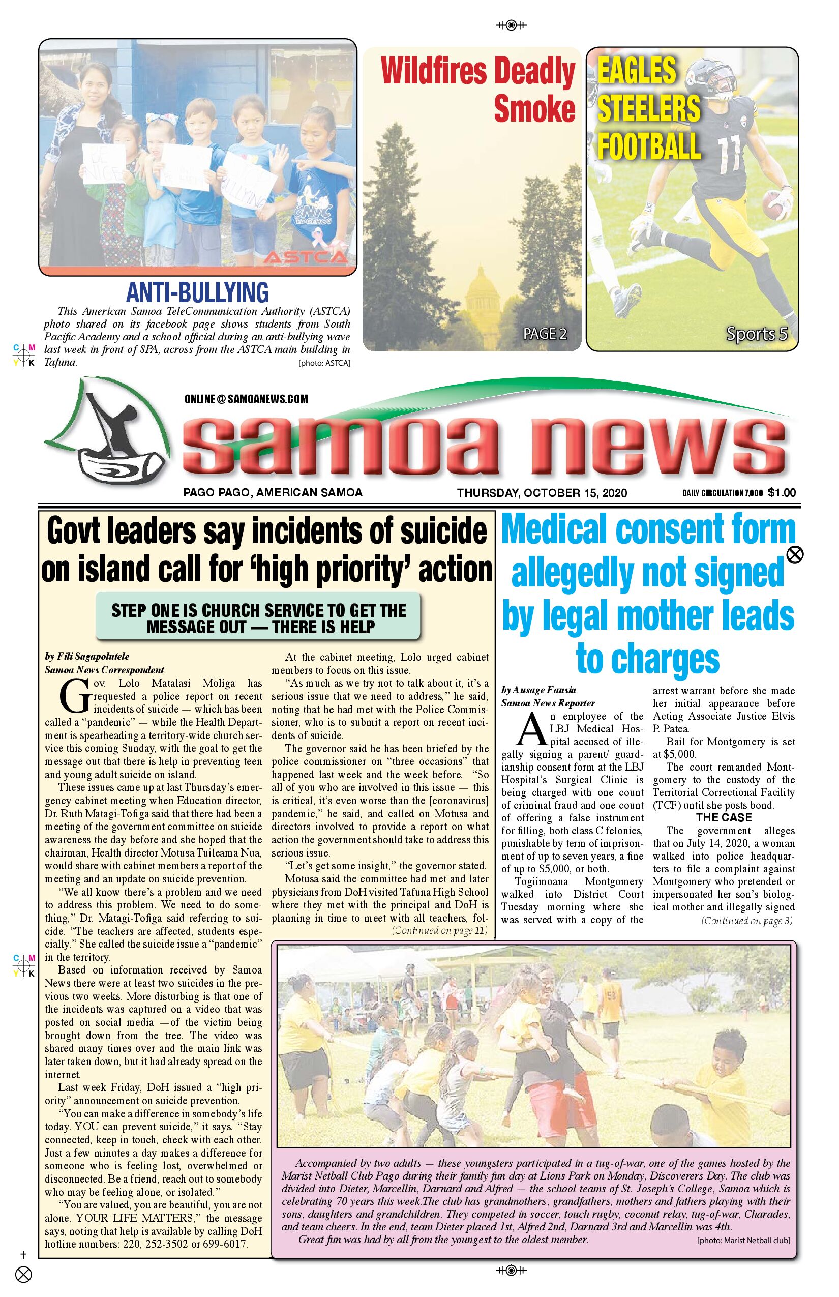 SN News Thursday, Oct 15, 2020