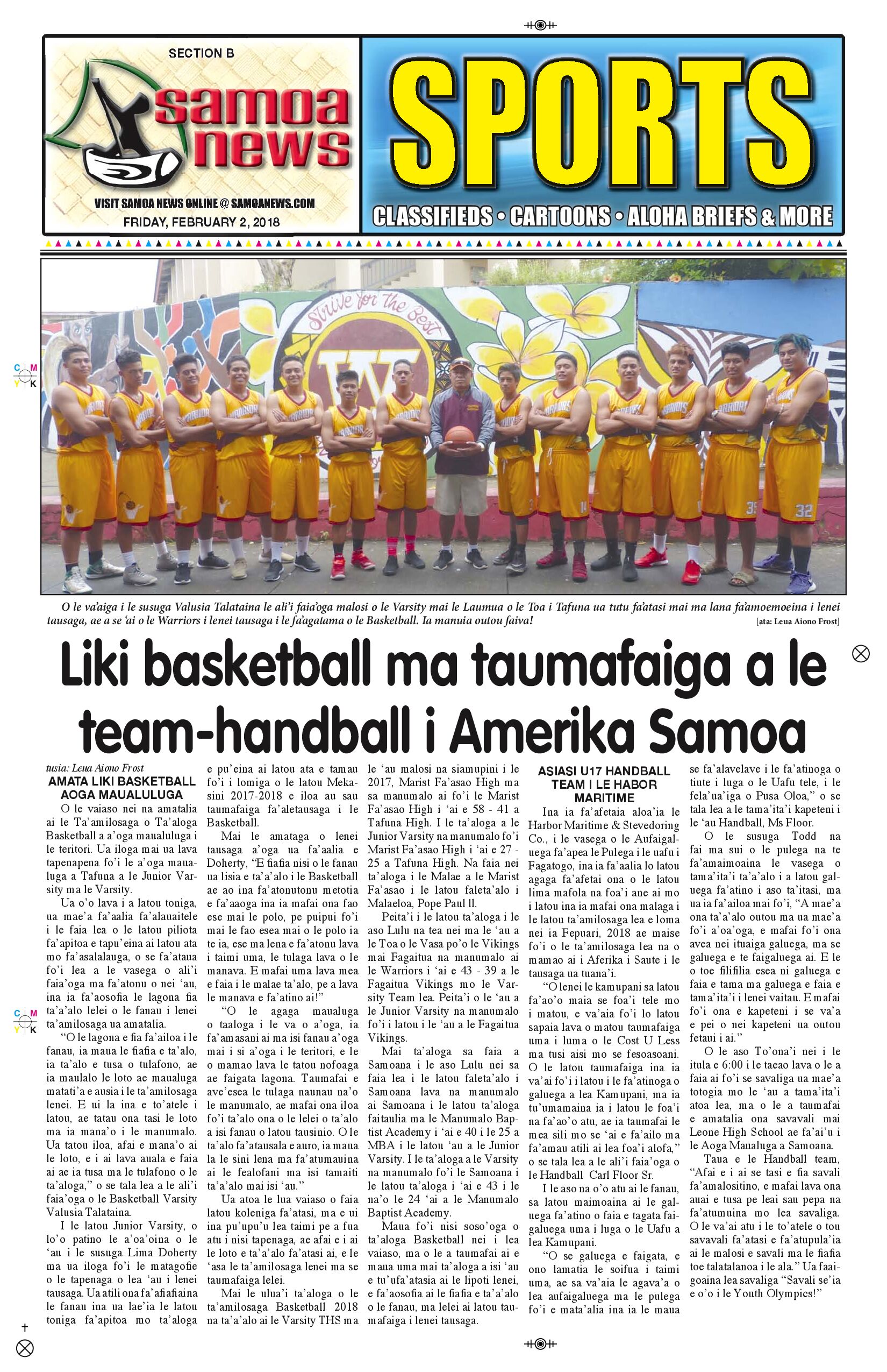 SN Sports Friday, Feb. 2, 2018