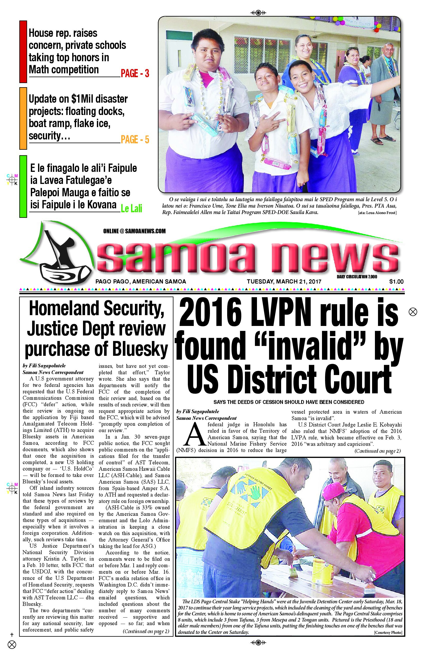 SN News Tuesday, March 21, 2017