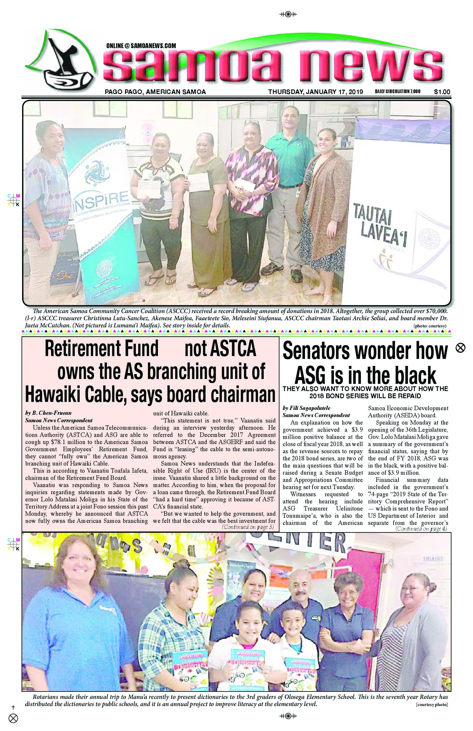 SN News Thursday, January 17, 2019