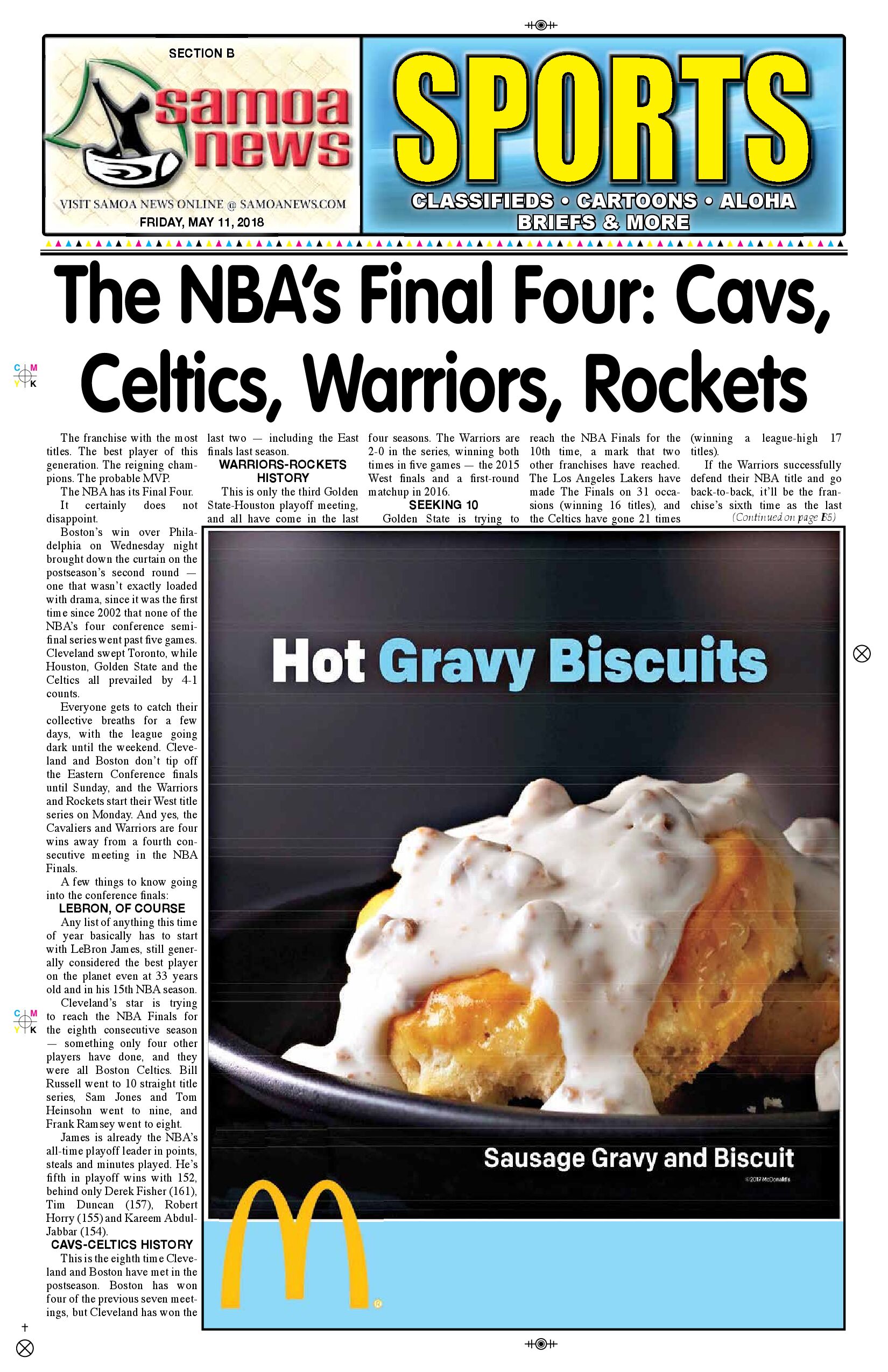 SN Sports Friday, May 11, 2018