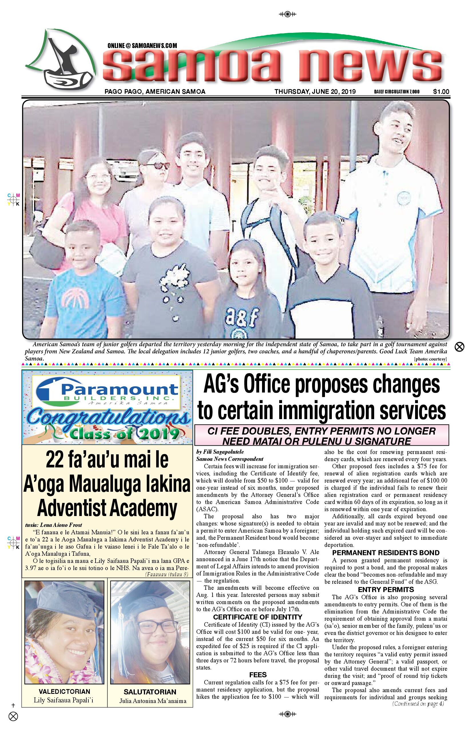 SN News Thursday, June 20, 2019