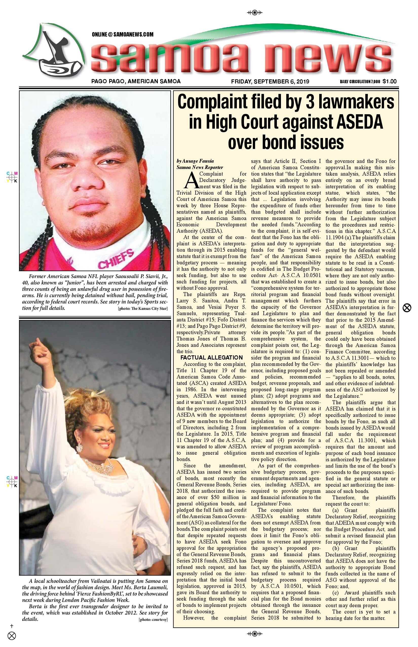 SN News Friday, September 06, 2019