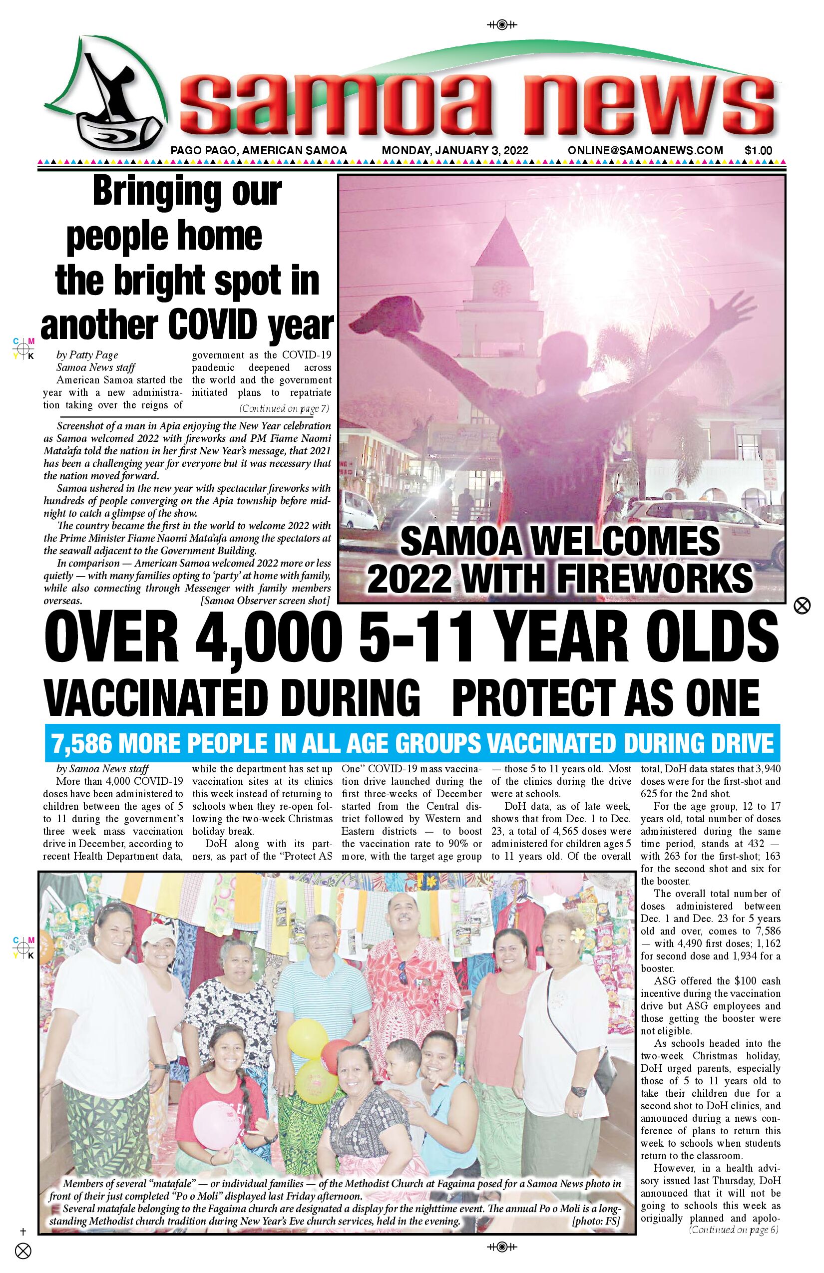 SN News Monday, January 03, 2022