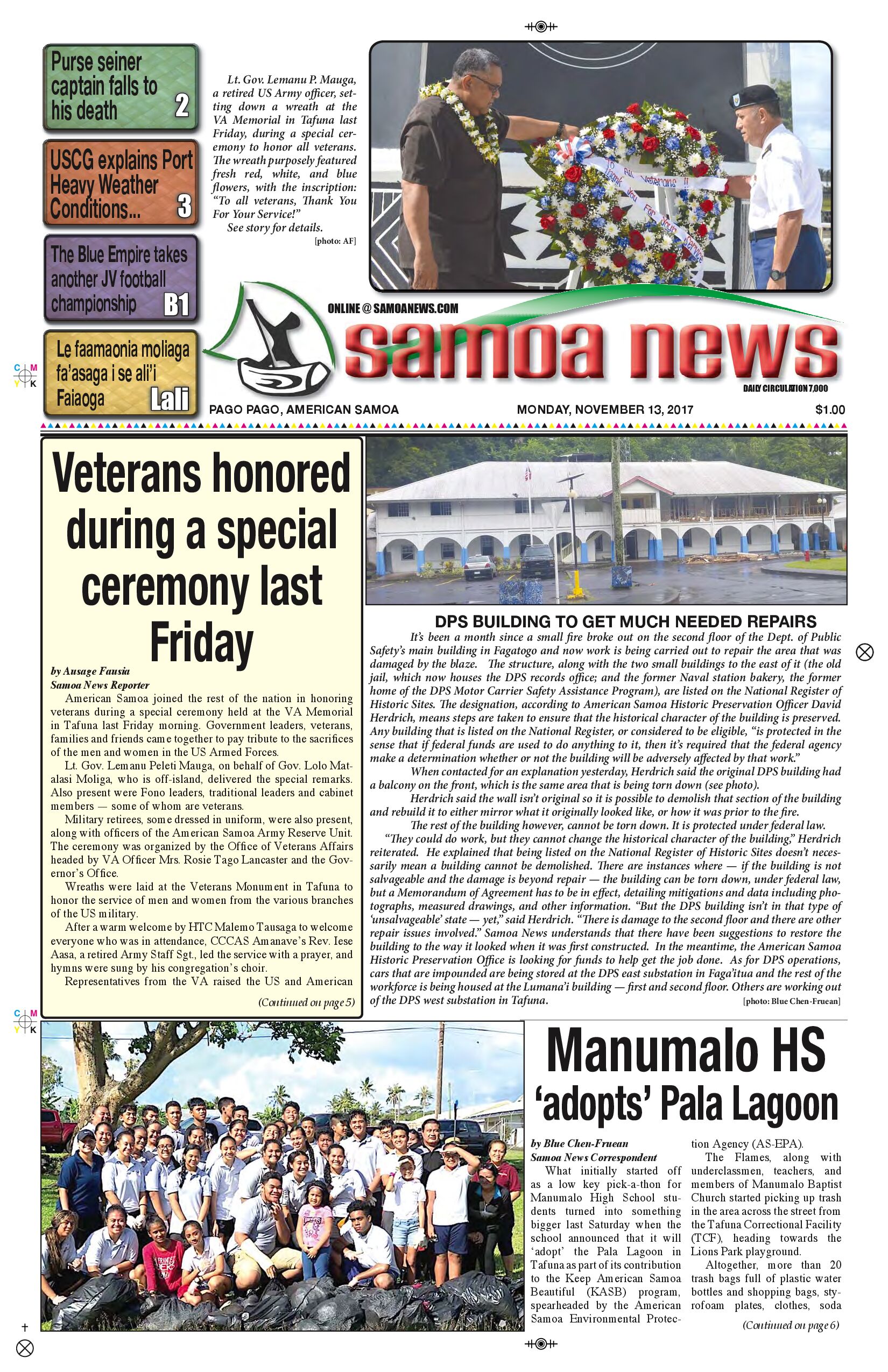 SN News Monday, Nov. 13, 2017