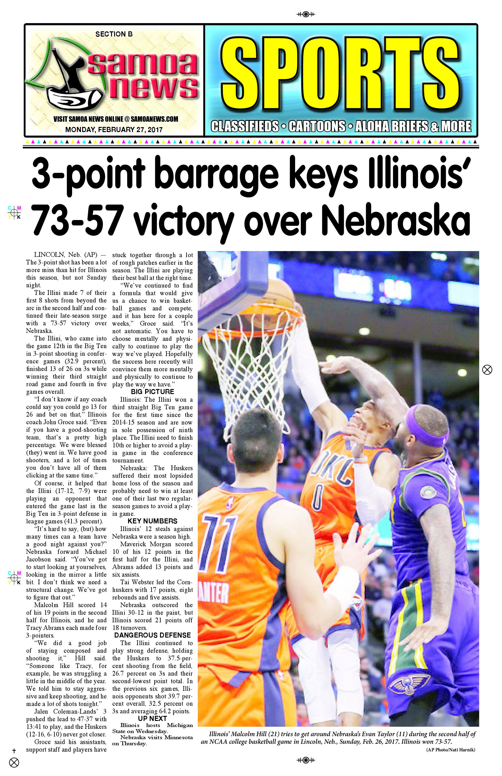 SN Sports Monday, Feb. 27, 2017