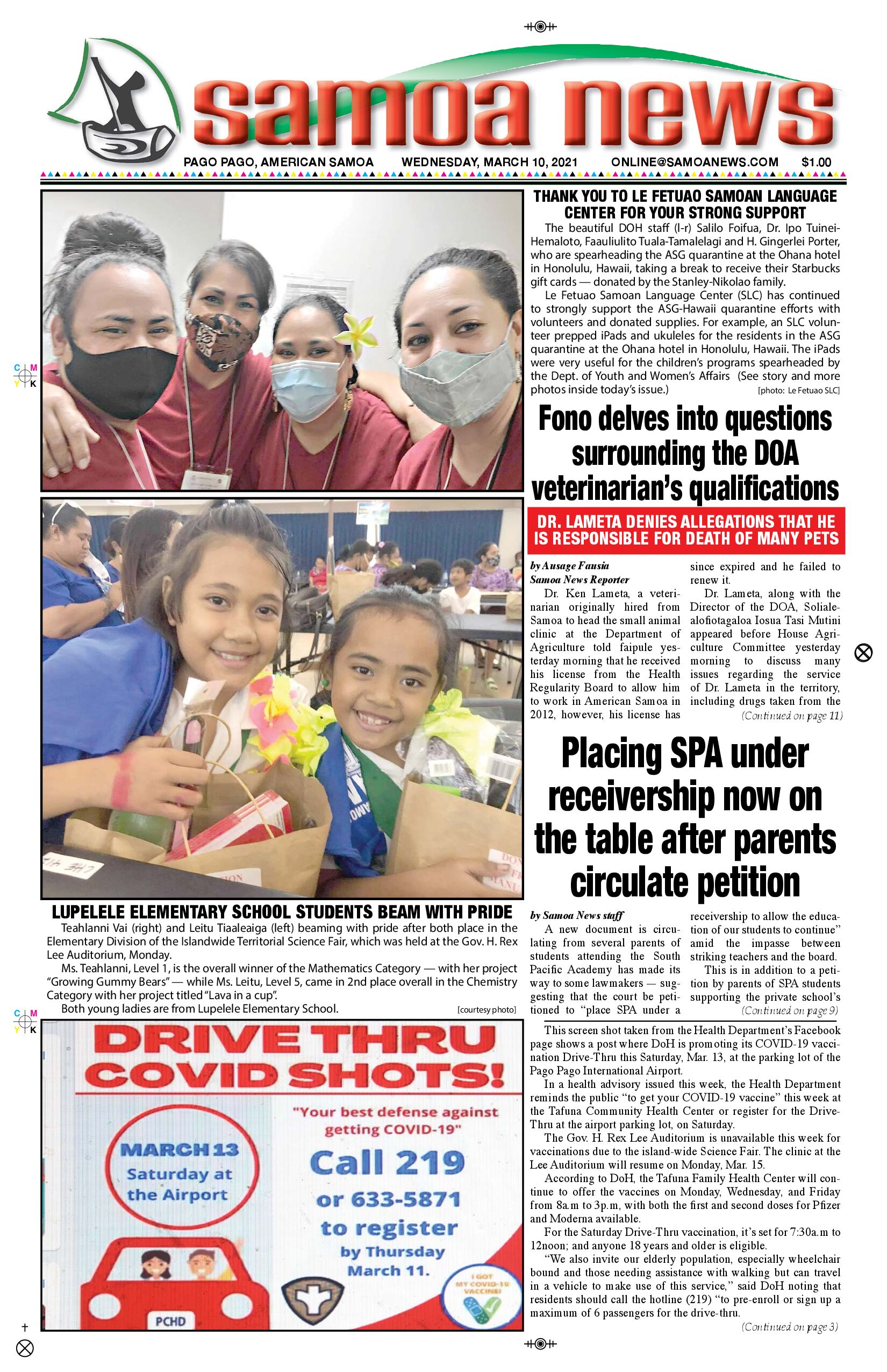 SN News Wednesday, March 10, 2021