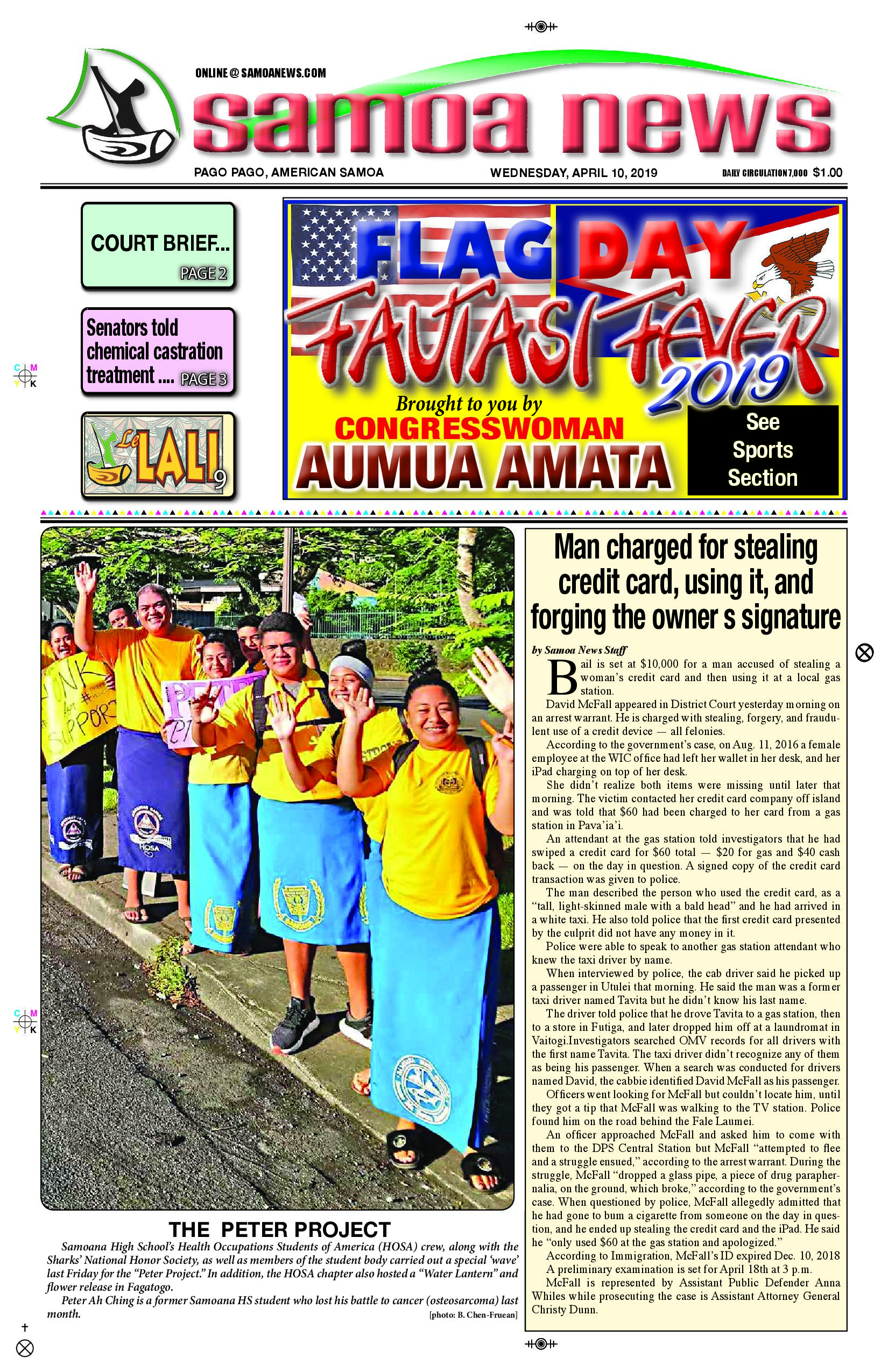 SN News Wednesday, April 10, 2019