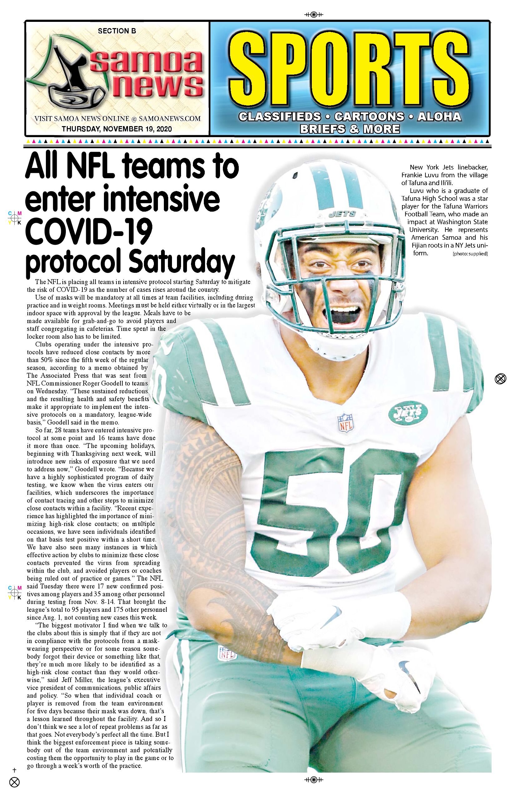 SN Sports Thursday, Nov. 19, 2020