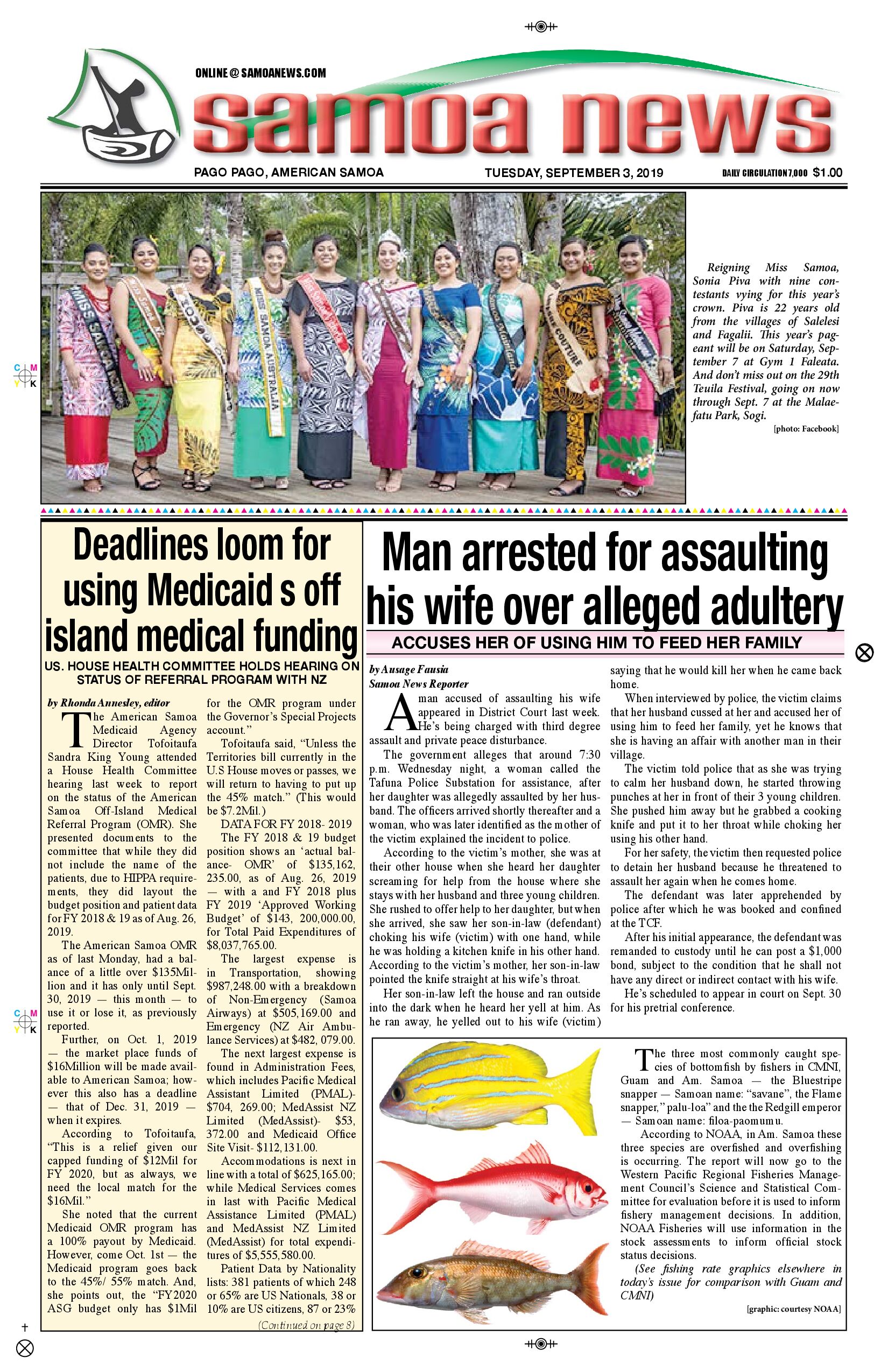 SN News Tuesday, September 03, 2019