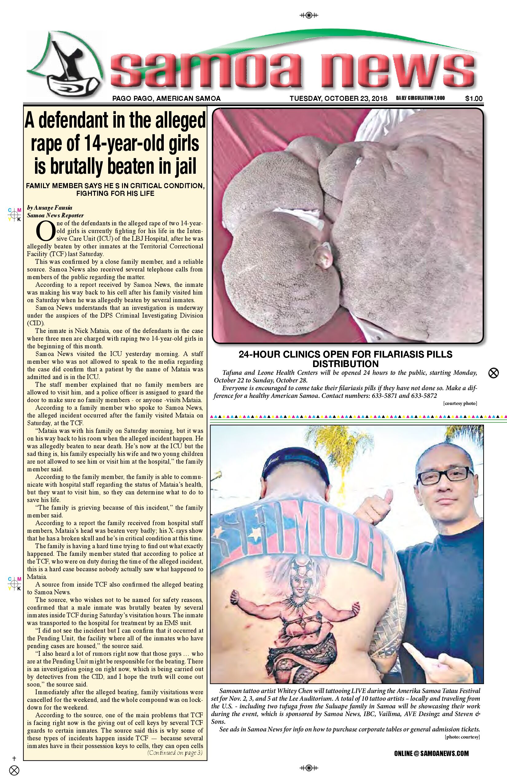 SN News Tuesday, October 23, 2018