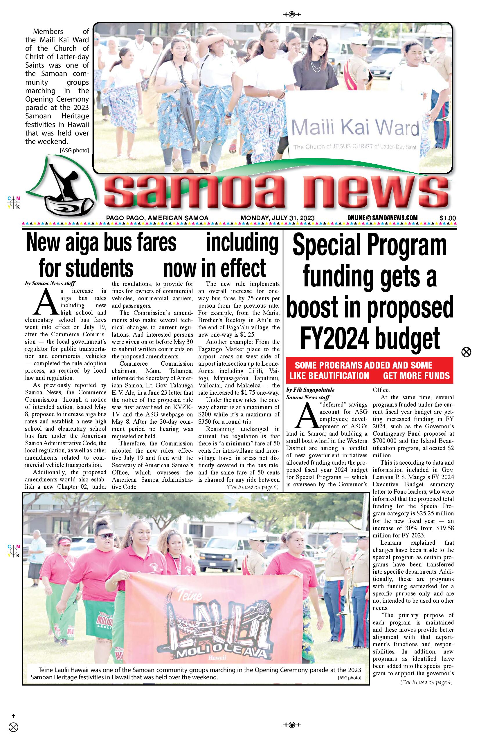 SN News Monday, July 31, 2023