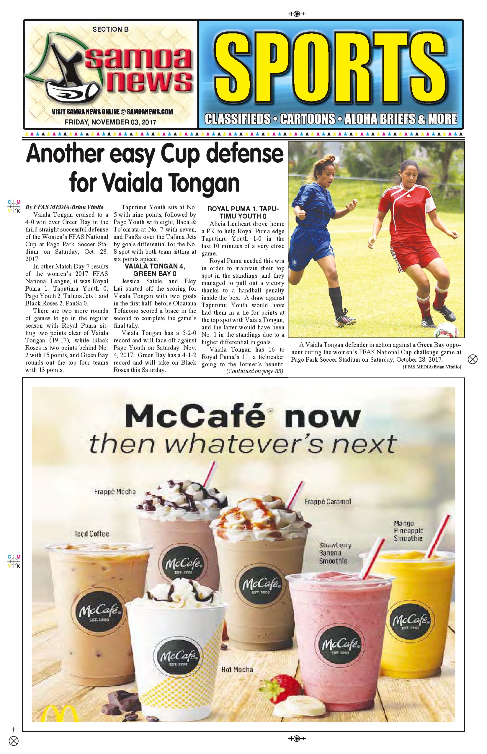 SN Sports Friday, Nov. 03, 2017