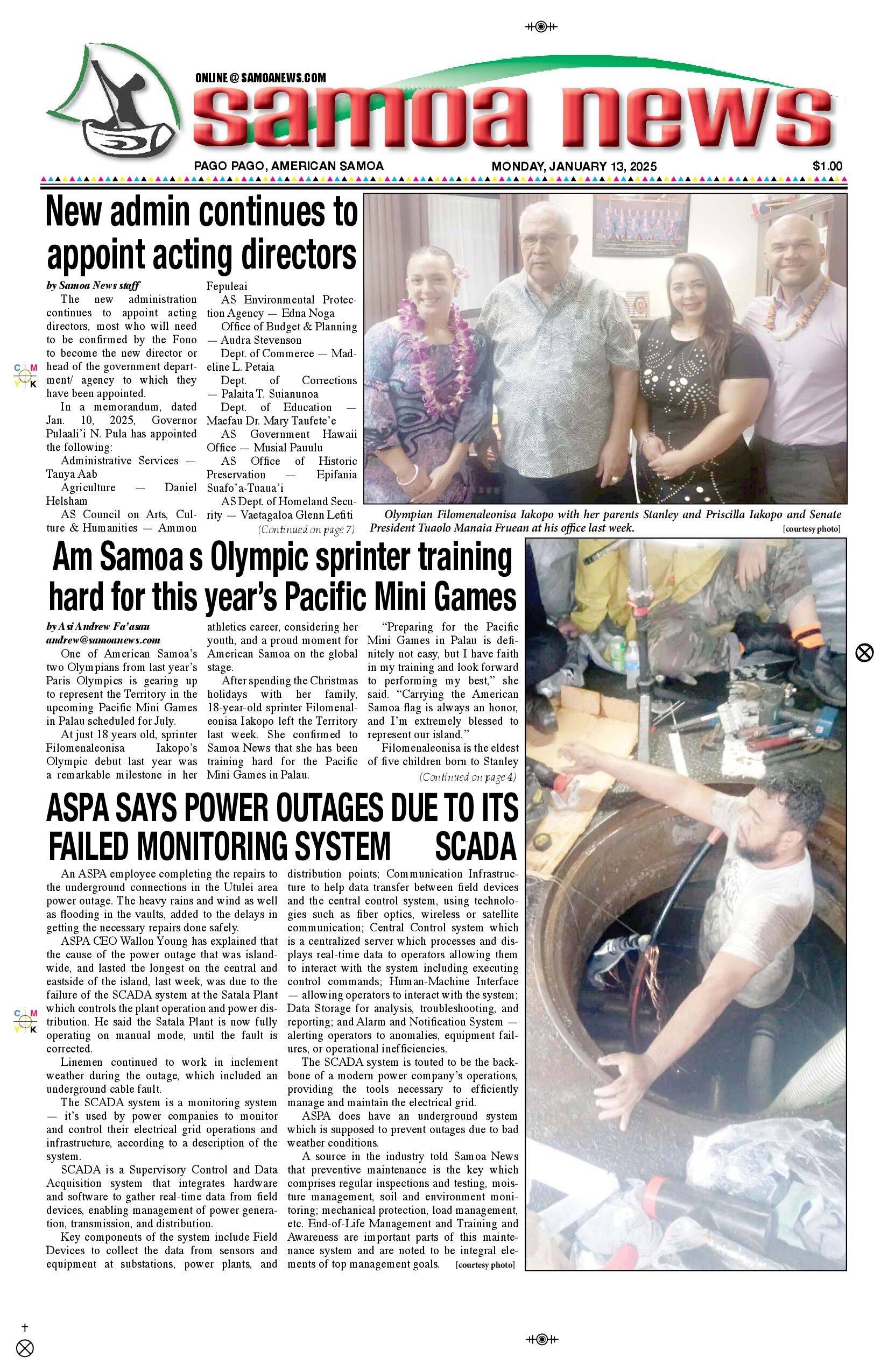 SN News Monday, January 13, 2025