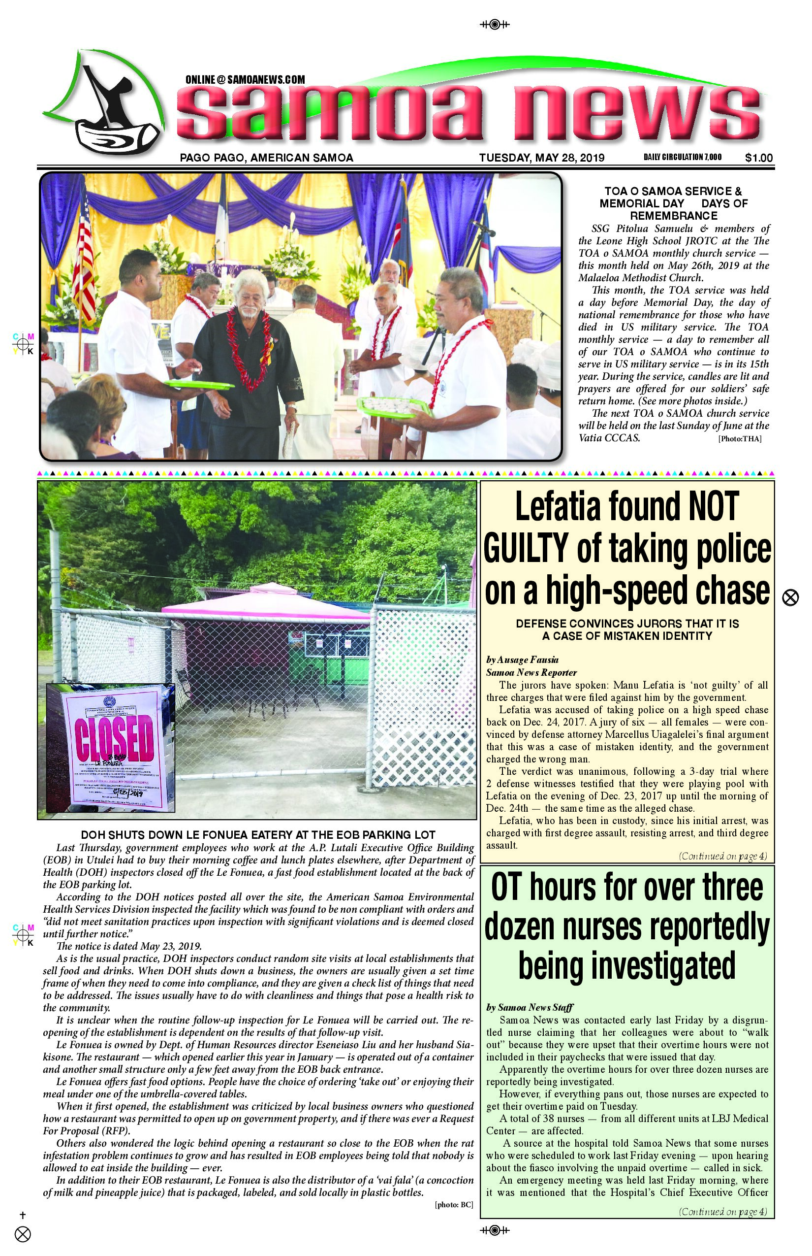 SN News Tuesday, May 28, 2019