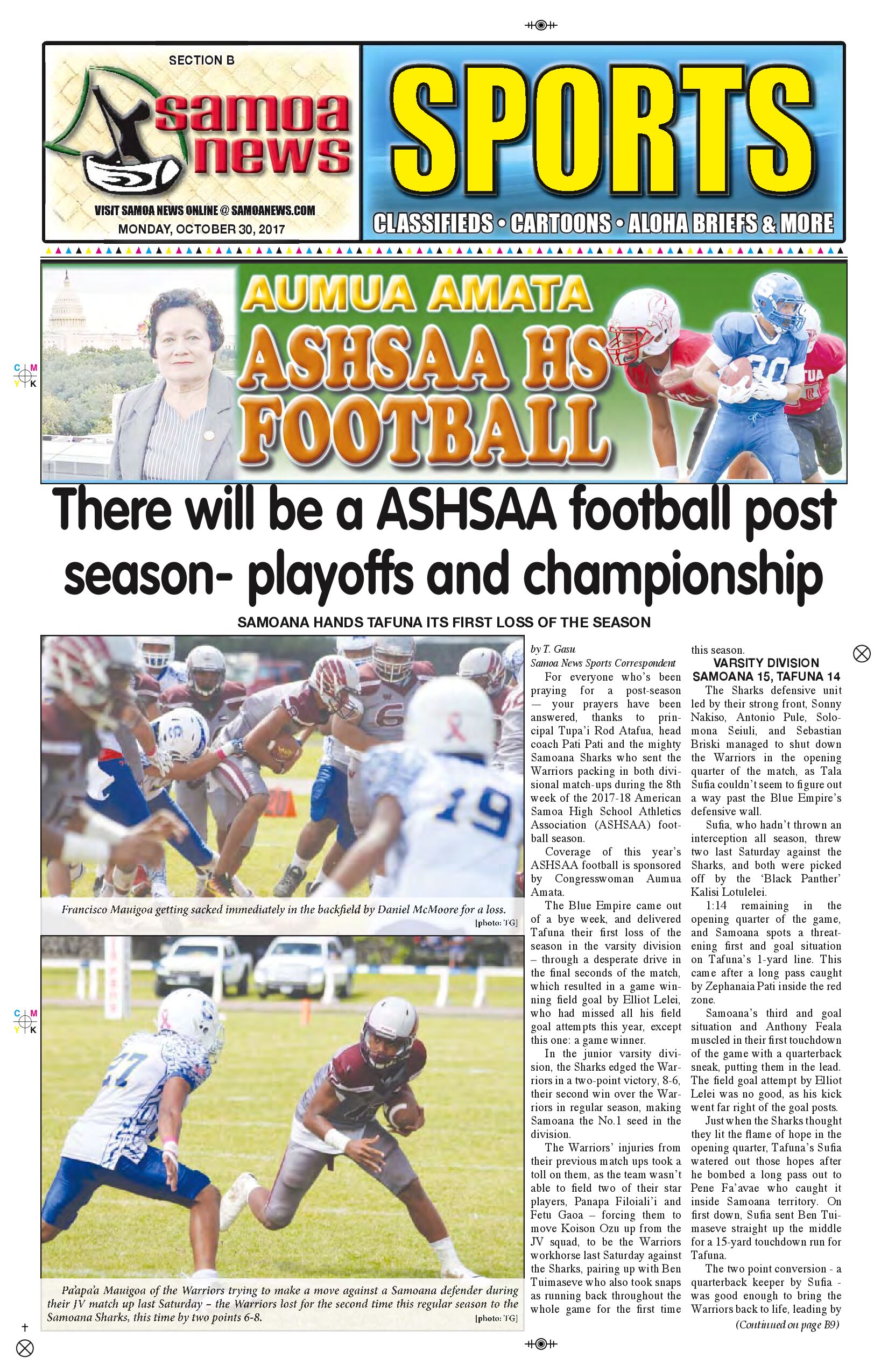 SN Sports Monday, Oct. 30, 2017