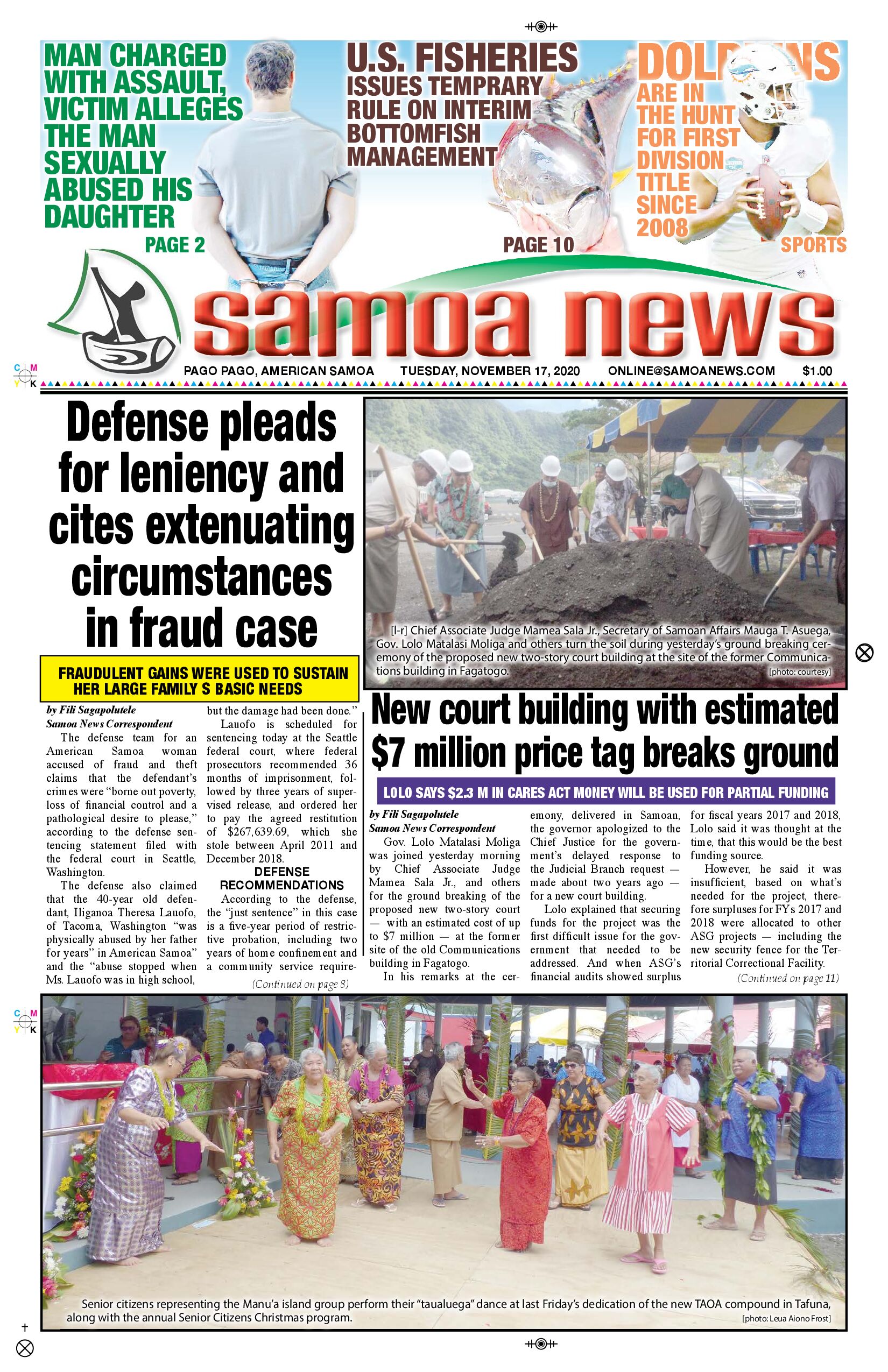 SN News Tuesday, Nov. 17, 2020