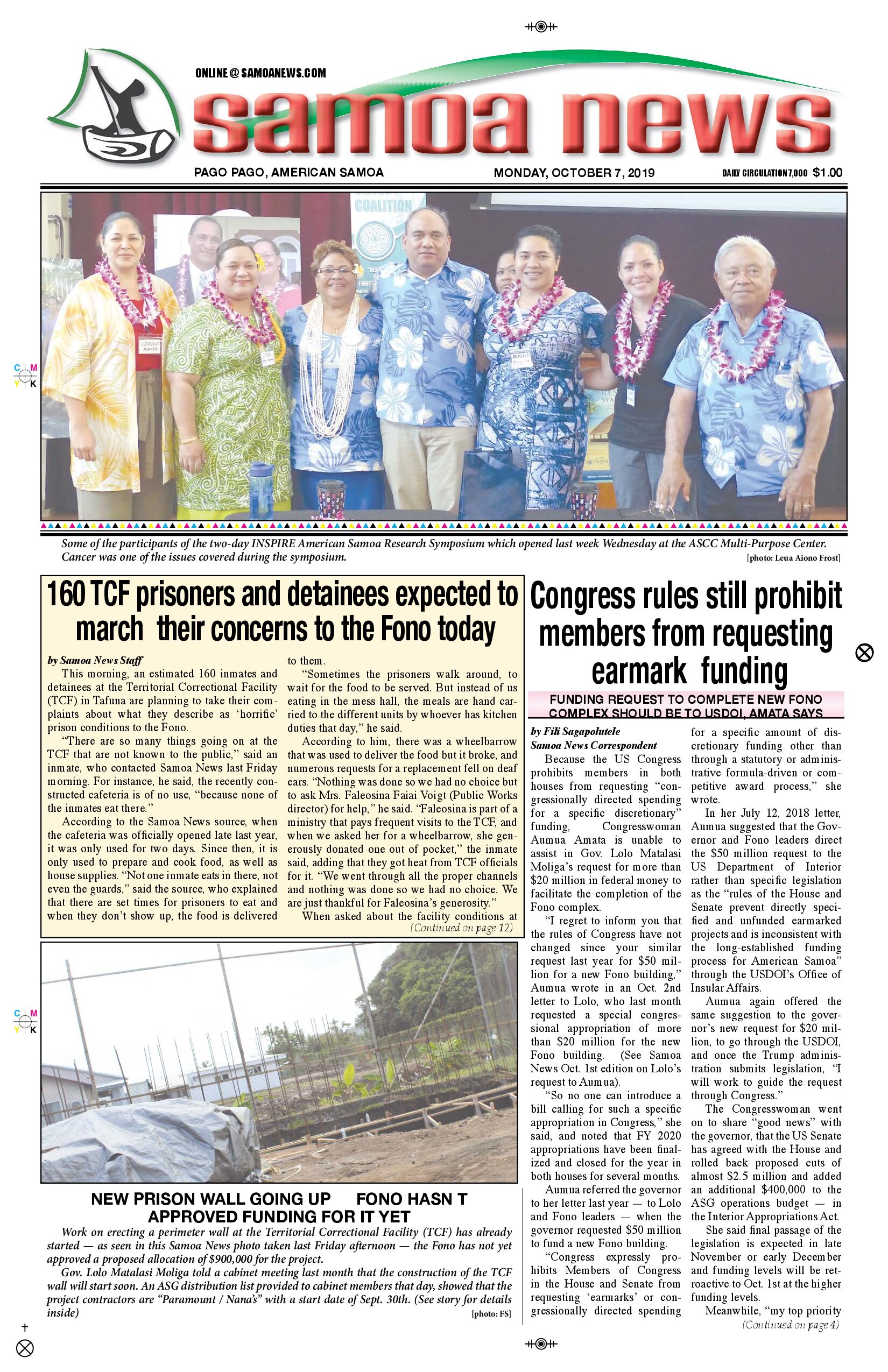 SN News Monday, October 07, 2019