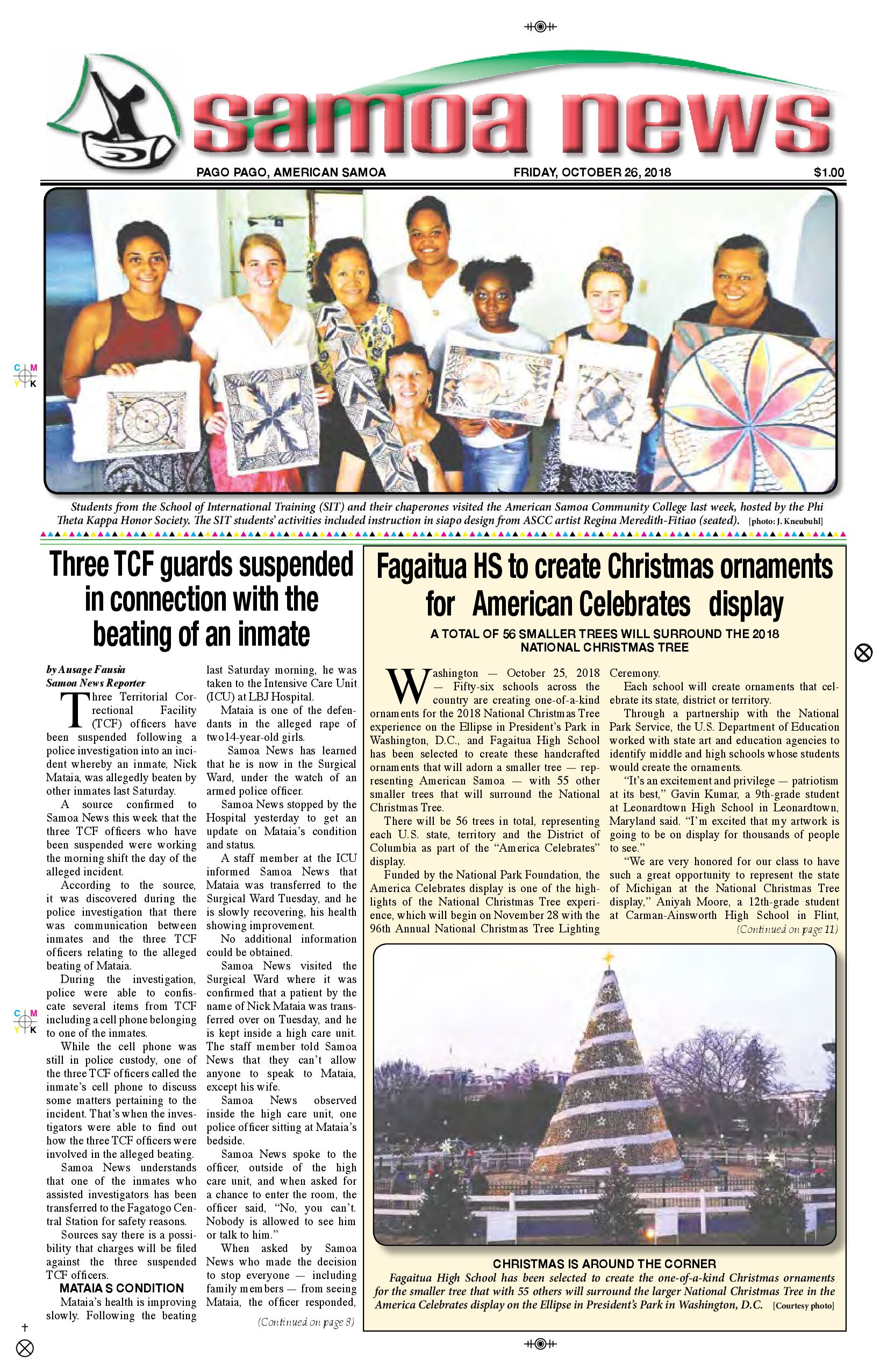 SN News Friday, October 26, 2018