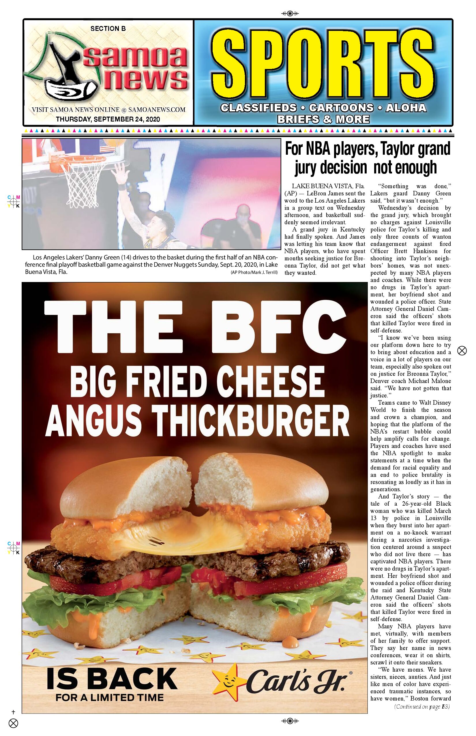 SN Sports Thursday, Sept 24, 2020