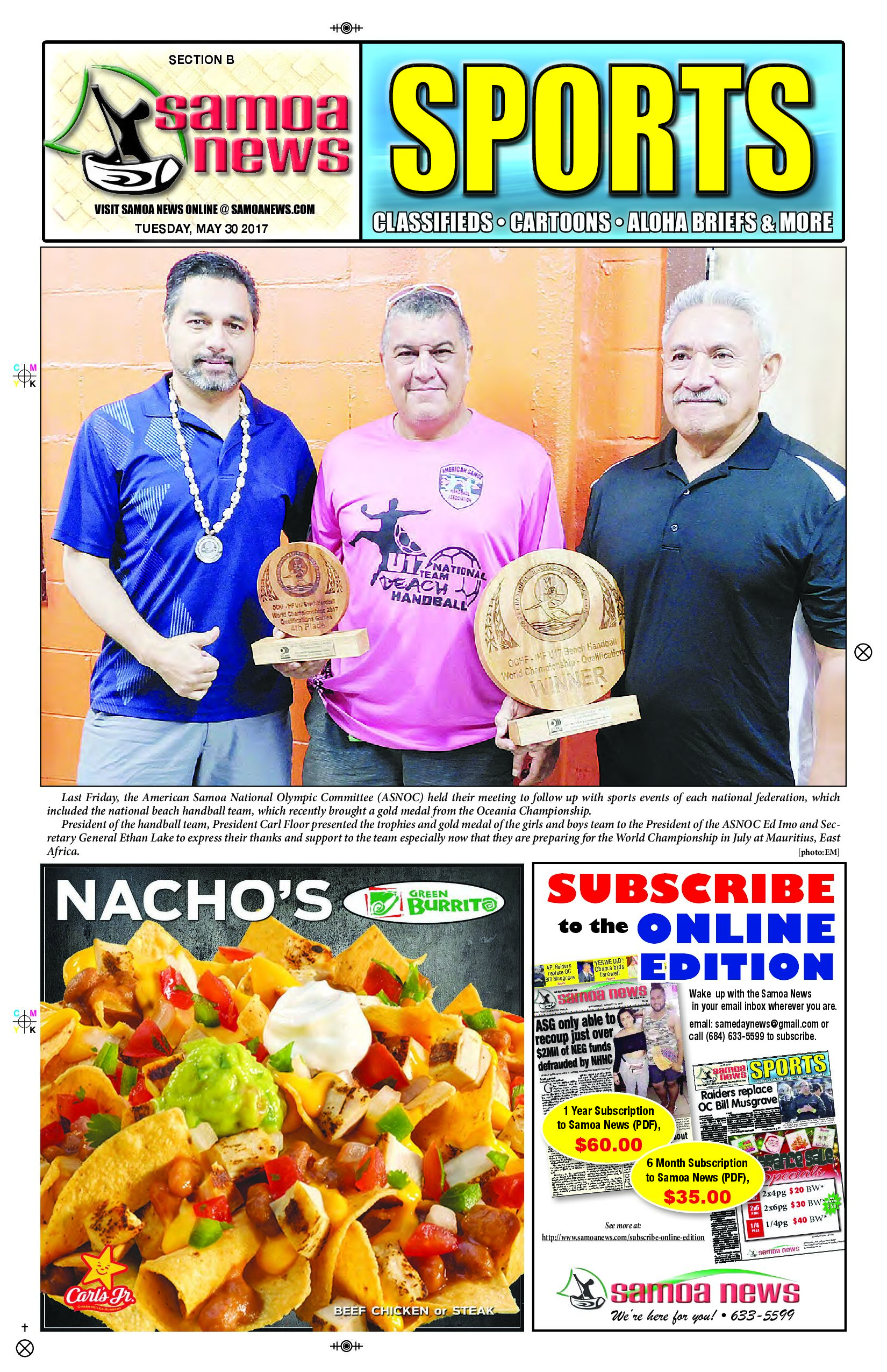 SN Sports Tuesday, May 30, 2017