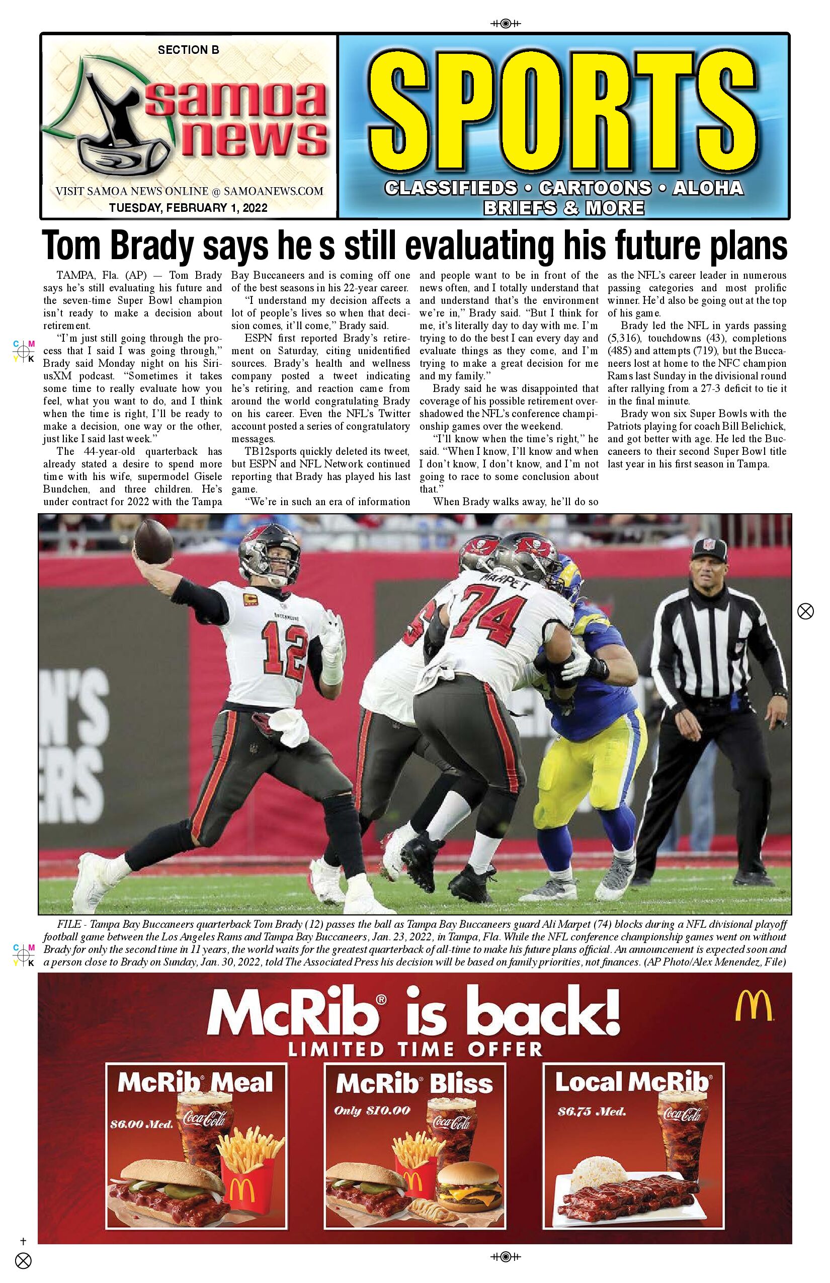 SN Sports Tuesday, February 01,  2022