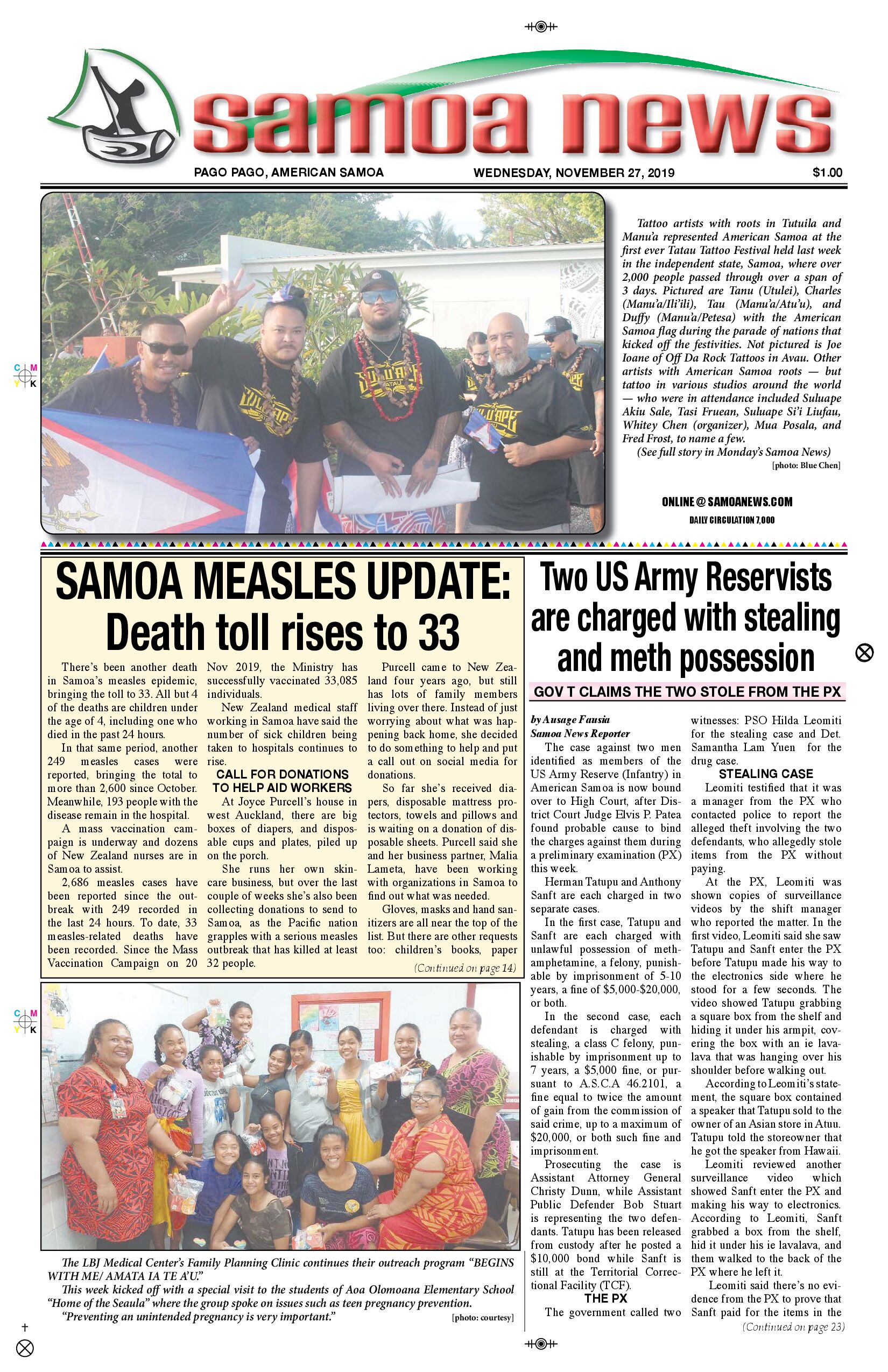 SN News Wednesday, November 27, 2019