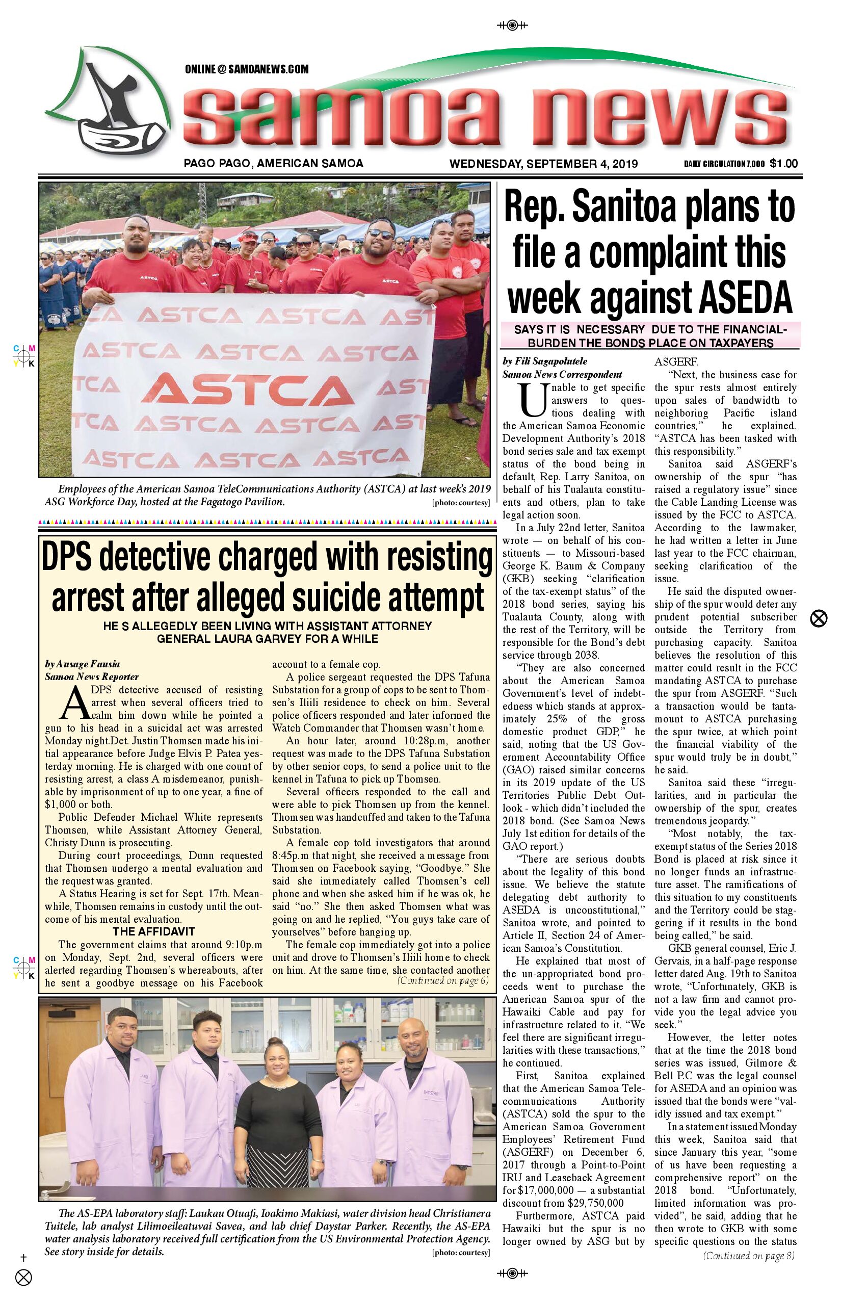 SN News Wednesday, September 04, 2019