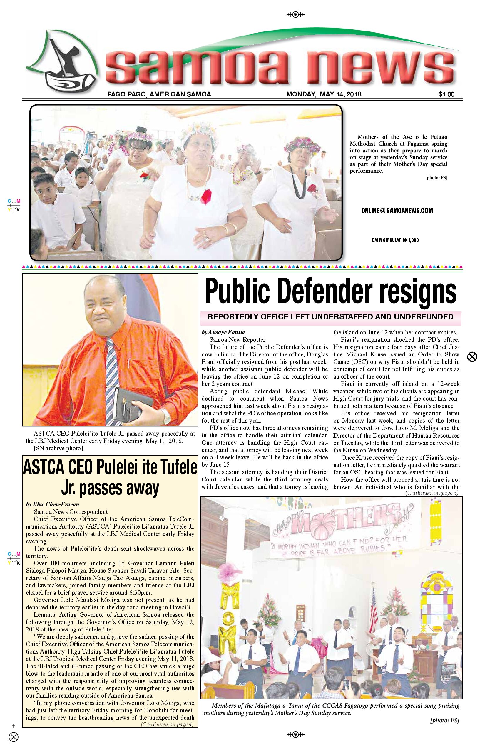 SN News Monday, May 14, 2018