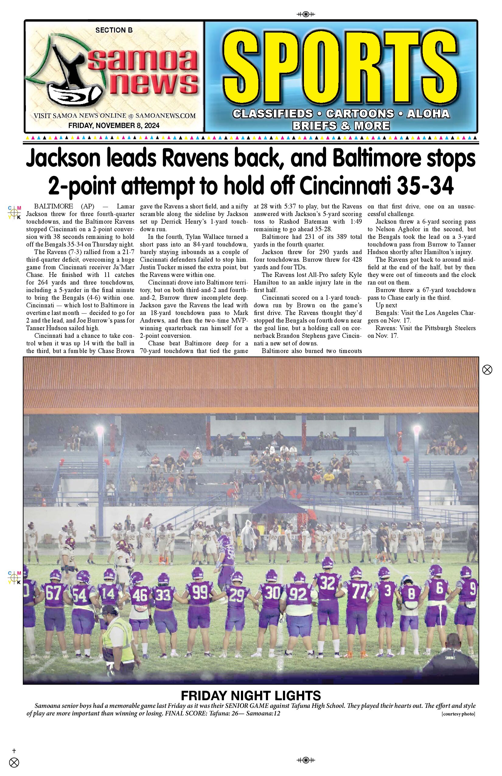 SN Sports Friday, November 08, 2024