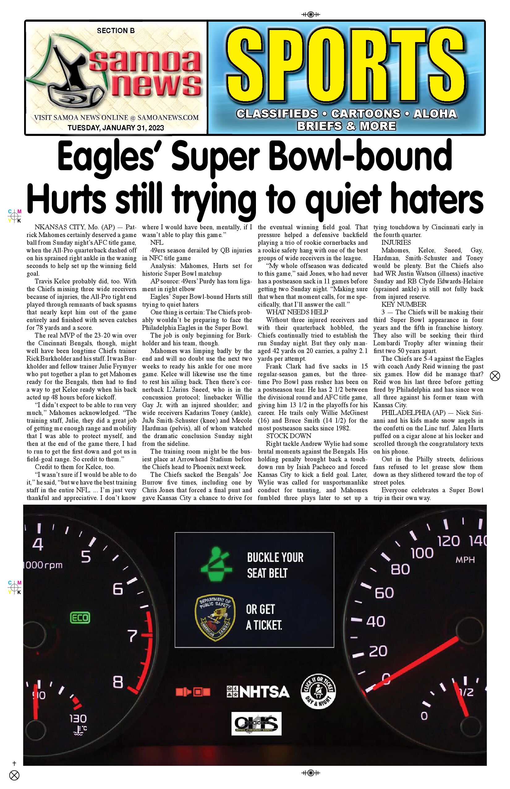 SN Sports Tuesday, January 31, 2023