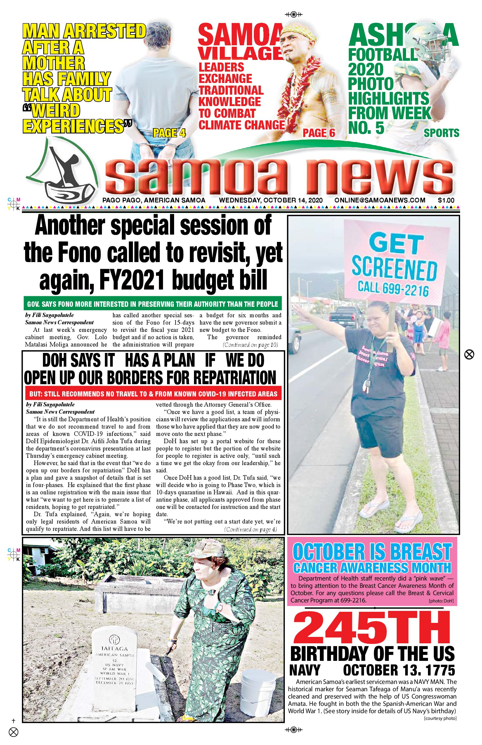 SN News Wednesday, Oct 14, 2020