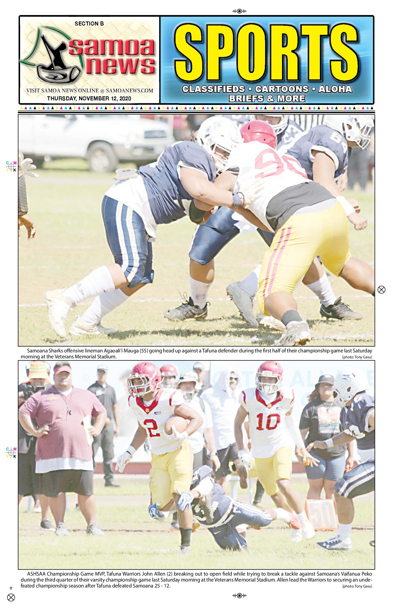 SN Sports Thursday, Nov. 12, 2020