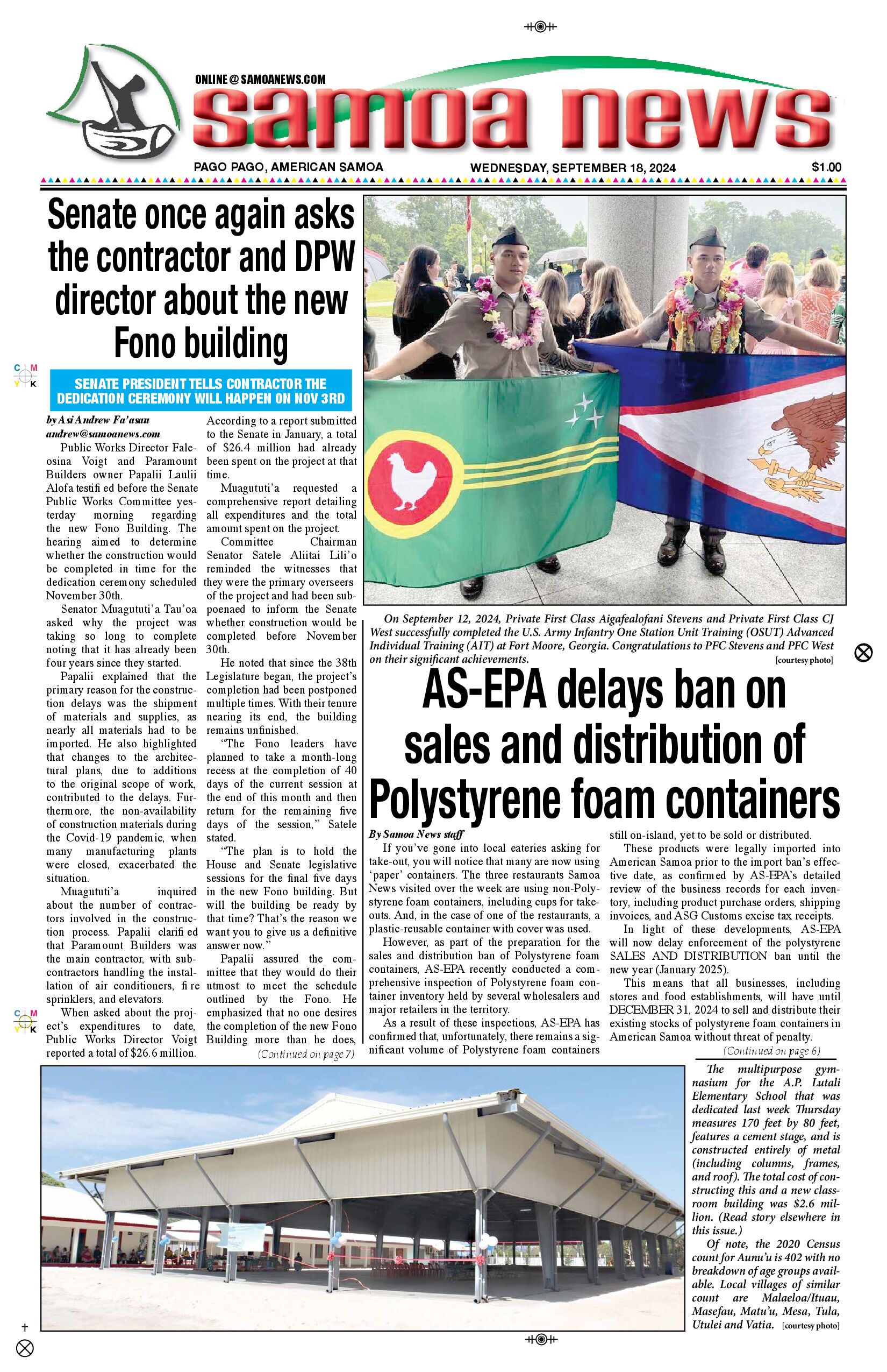 SN News Wednesday, September 18, 2024