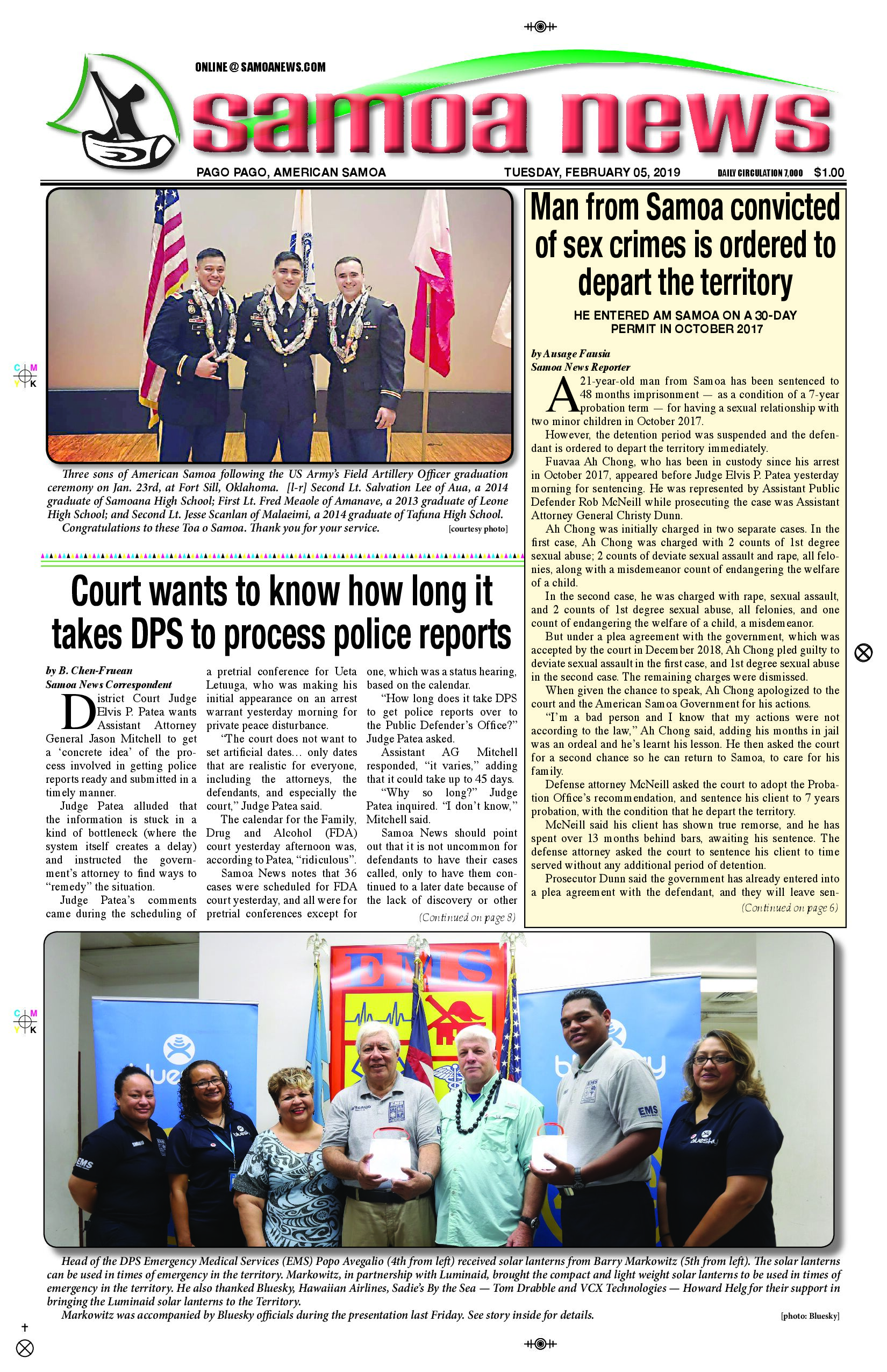 SN News Tuesday, February 05, 2019