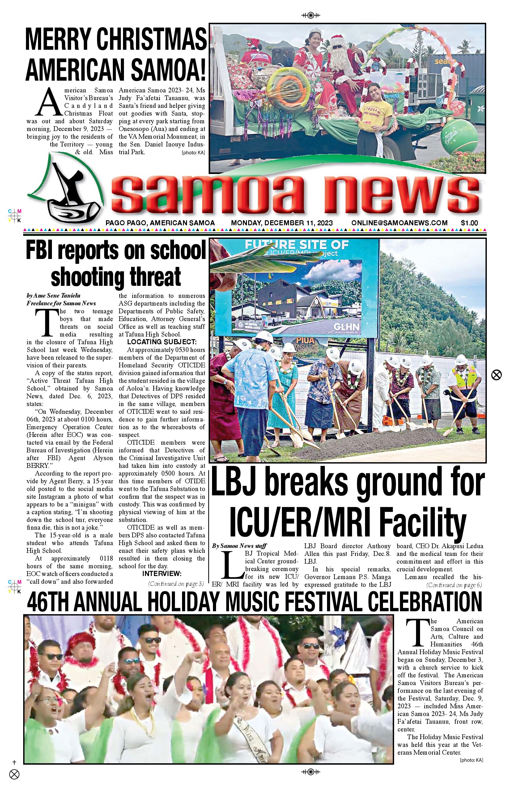 SN News Monday, December 11, 2023